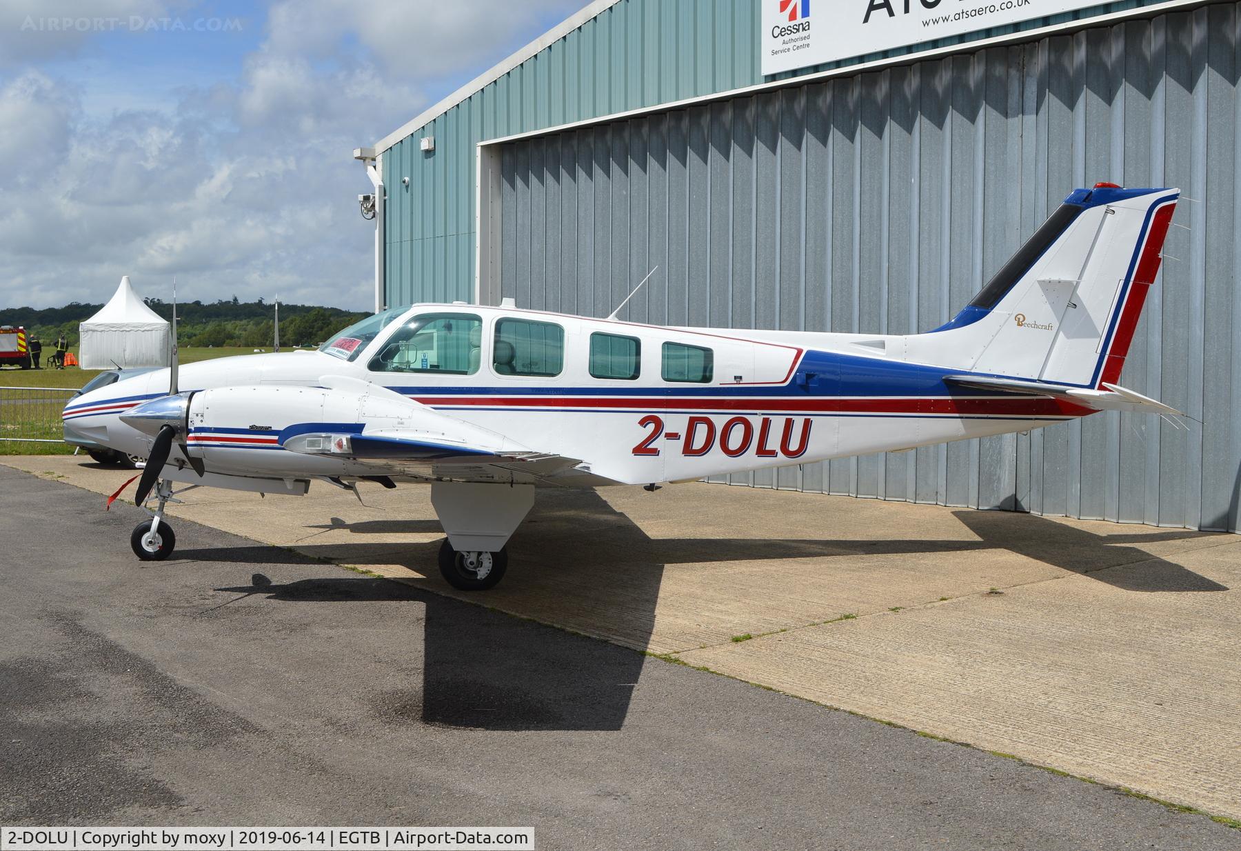 2-DOLU, 1984 Beech 58 Baron Baron C/N TH-1440, Beech 58 Baron at Wycombe Air Park.
