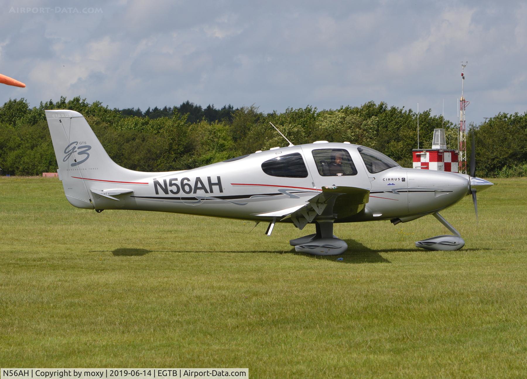 N56AH, 2007 Cirrus SR22 G3 GTS C/N 2781, Cirrus SR22 G3 GTS at Wycombe Air Park.