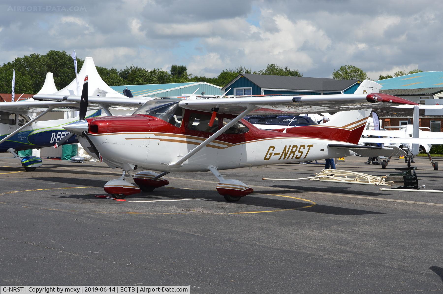 G-NRST, 2018 Cessna 182T Skylane C/N 18283039, Textron Aviation Inc (Cessna) 182T Skylane at Wycombe Air Park. Ex N748AS