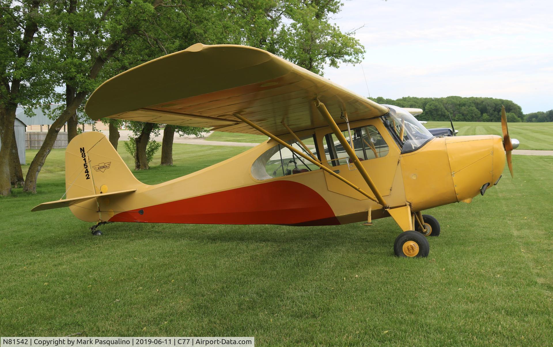 N81542, 1945 Aeronca 7AC Champion C/N 7AC-161, Aeronca 7AC