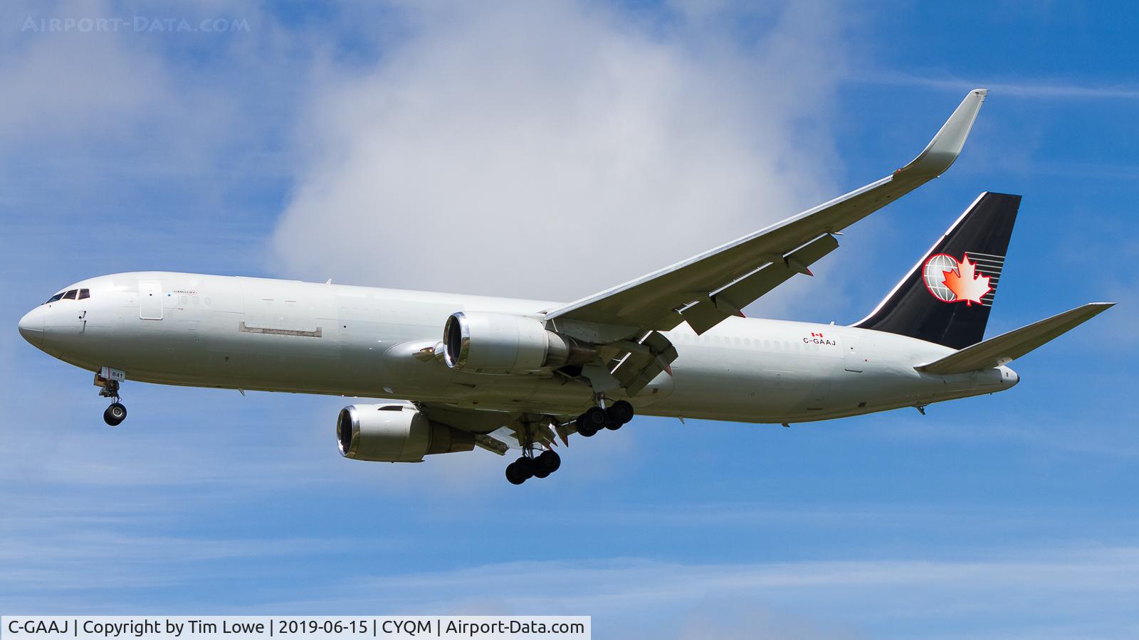 C-GAAJ, 1993 Boeing 767-323/ER(BDSF) C/N 25449, Landing 24.