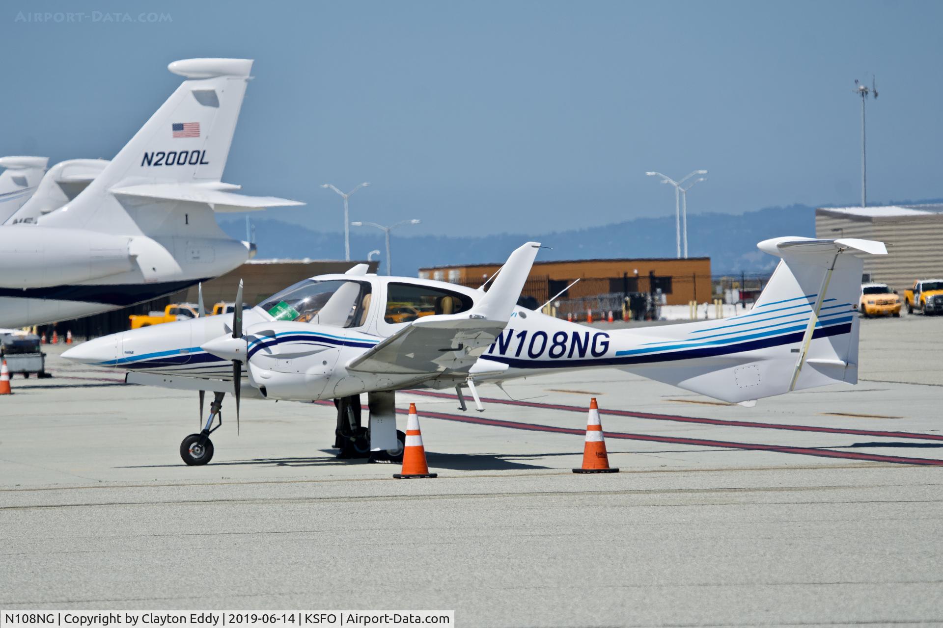 N108NG, 2015 Diamond DA-42-NG Twin Star Twin Star C/N 42.N172, SFO 2019.