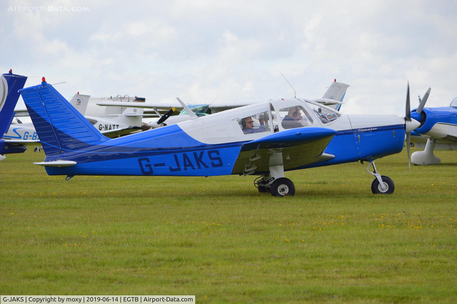 G-JAKS, 1962 Piper PA-28-160 Cherokee Cherokee C/N 28-339, Piper PA-28-160 Cherokee at Wycombe Air Park.