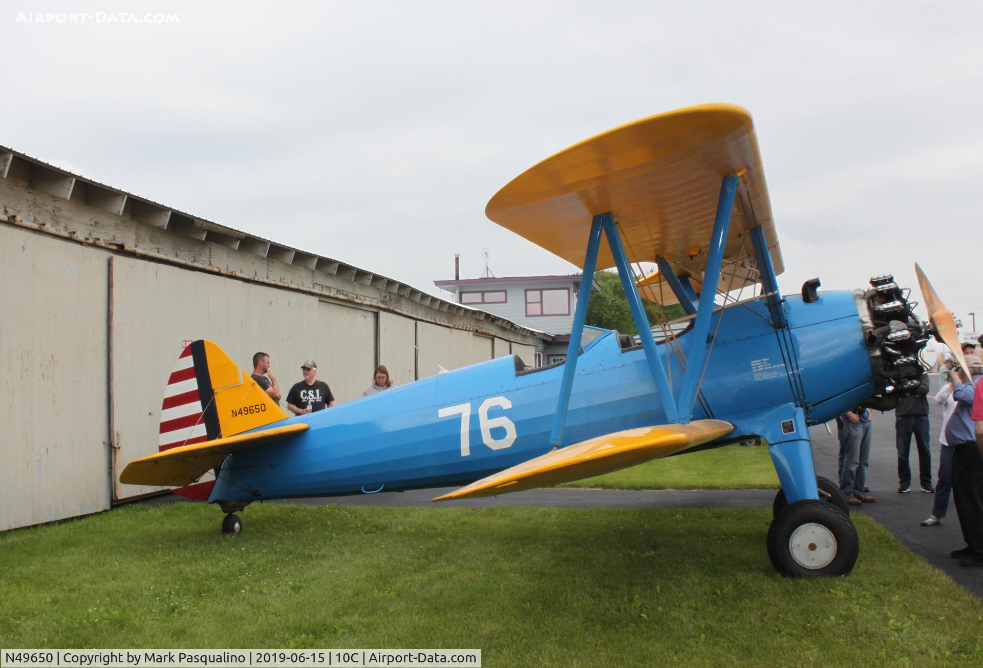 N49650, 1942 Boeing A75N1(PT17) C/N 75-4401, Stearman