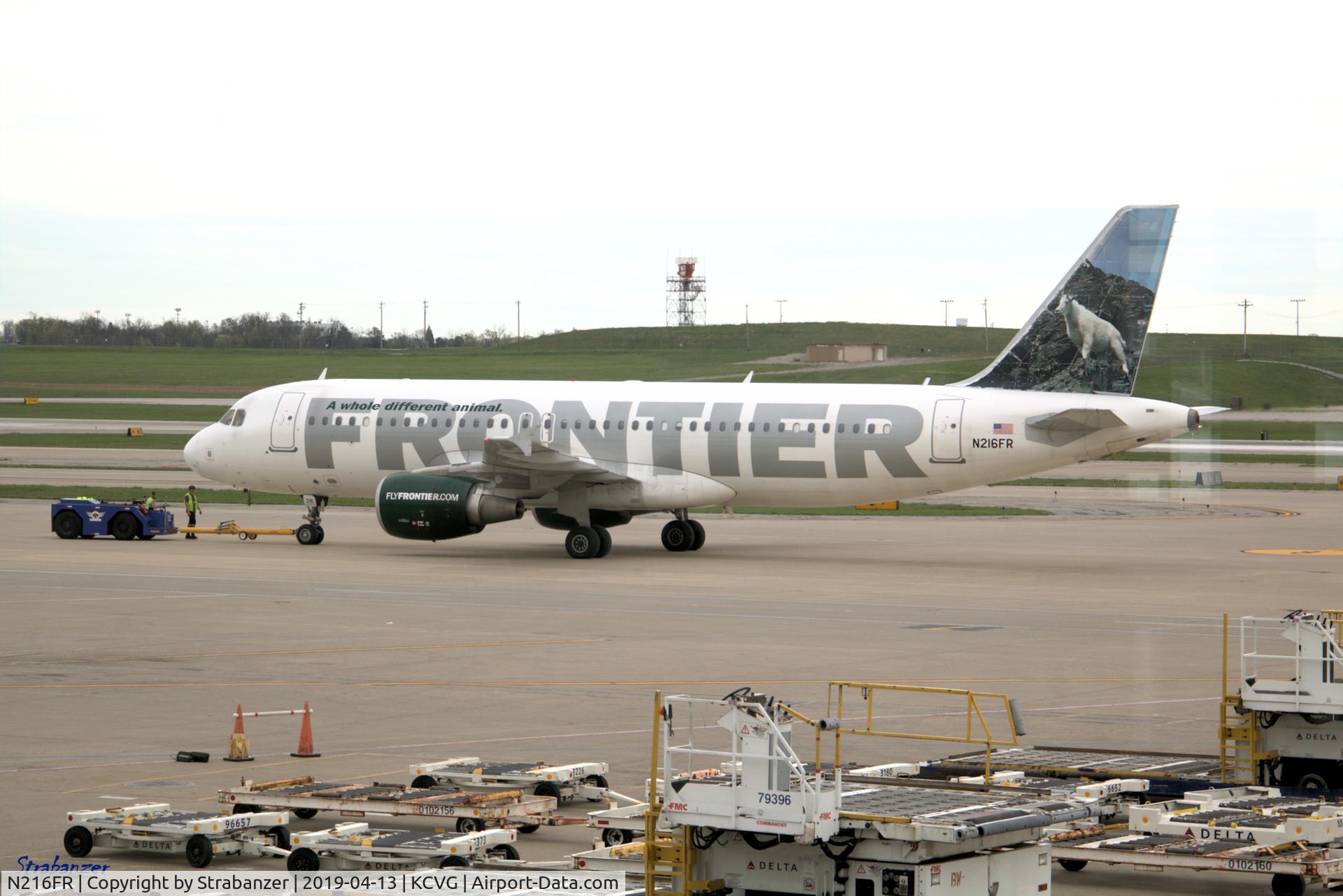 N216FR, 2011 Airbus A320-214 C/N 4745, Spotting from the terminal at Cincinnati
