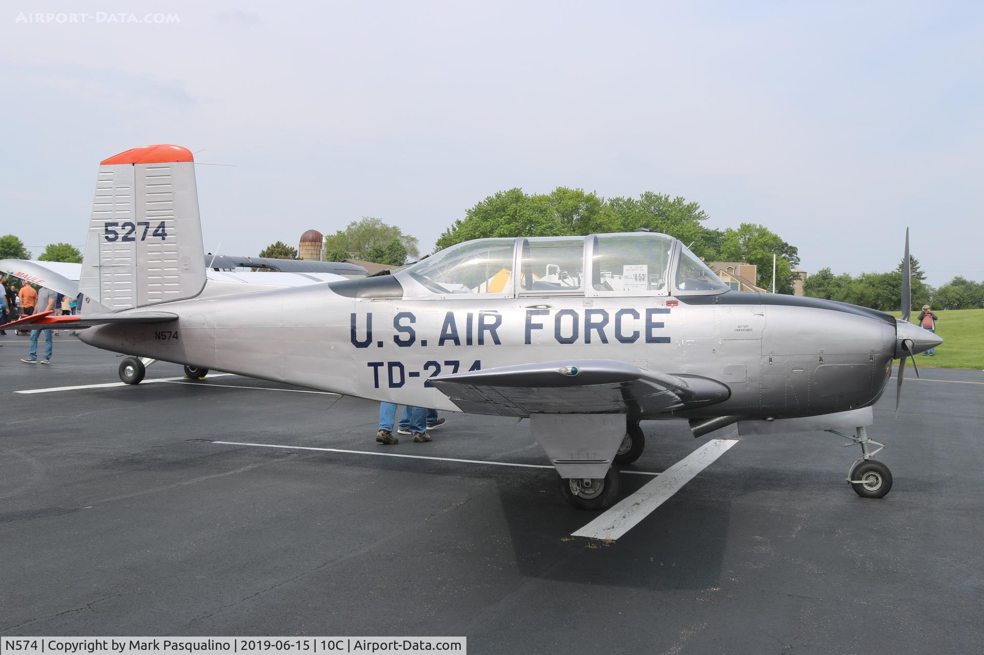 N574, Beech A45 C/N G-831, Beech T-34A