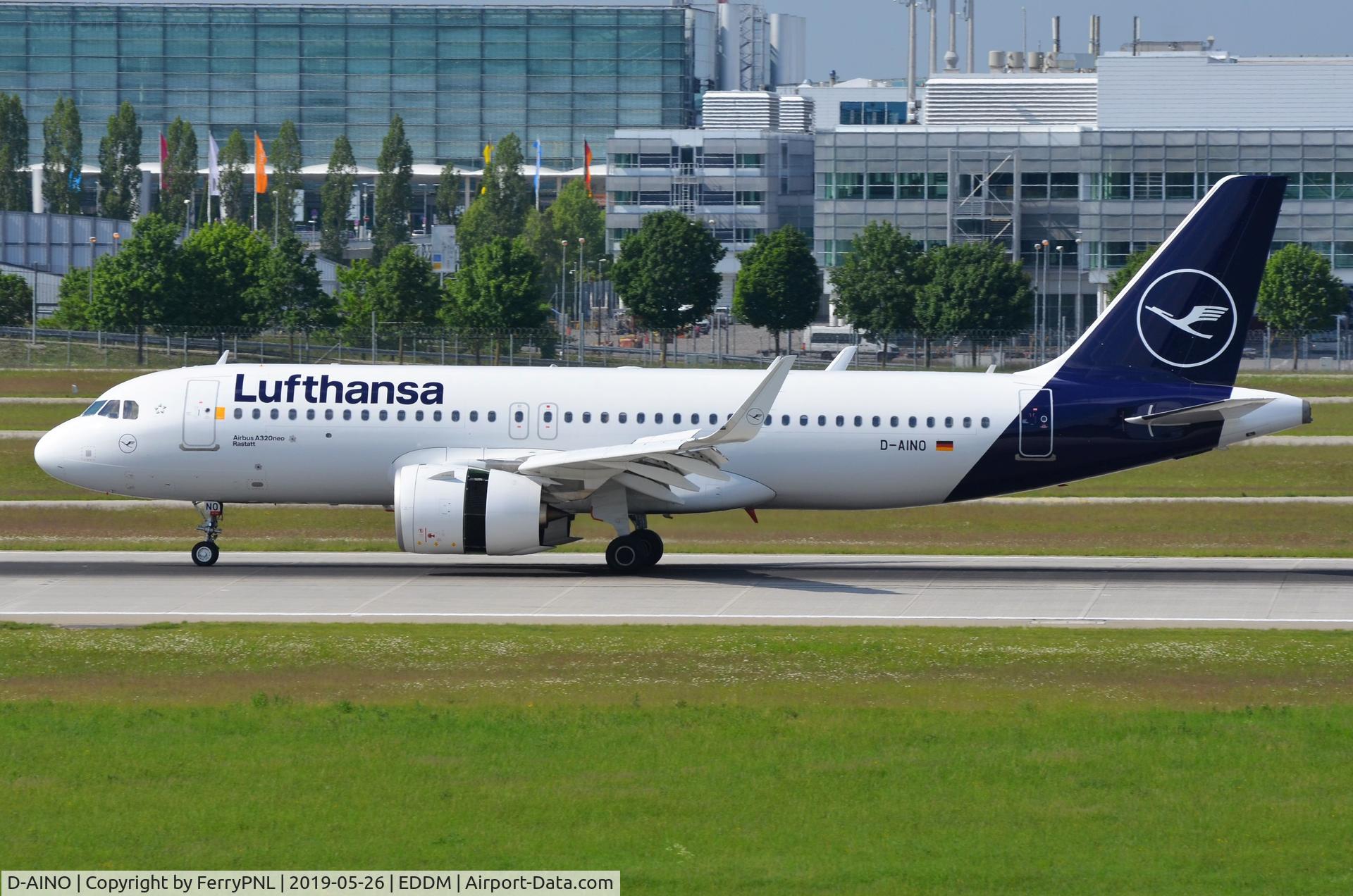 D-AINO, 2018 Airbus A320-271N C/N 8559, Lufthansa A320N landing
