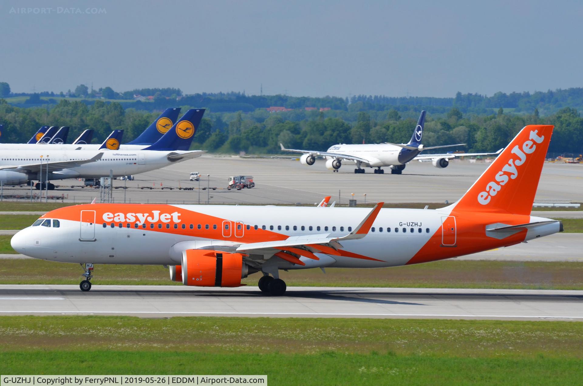 G-UZHJ, 2018 Airbus A320-251N C/N 8338, Easyjet A320N landing.