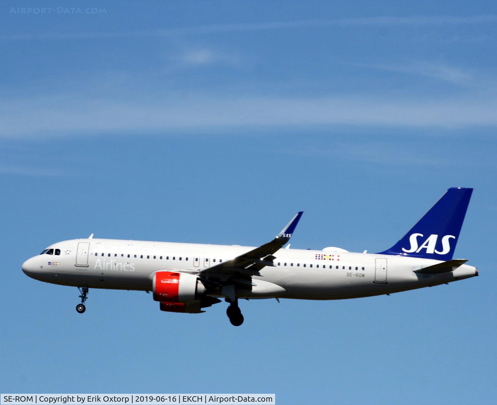 SE-ROM, 2018 Airbus A320-251N C/N 8494, SE-ROM landing rw 22L
