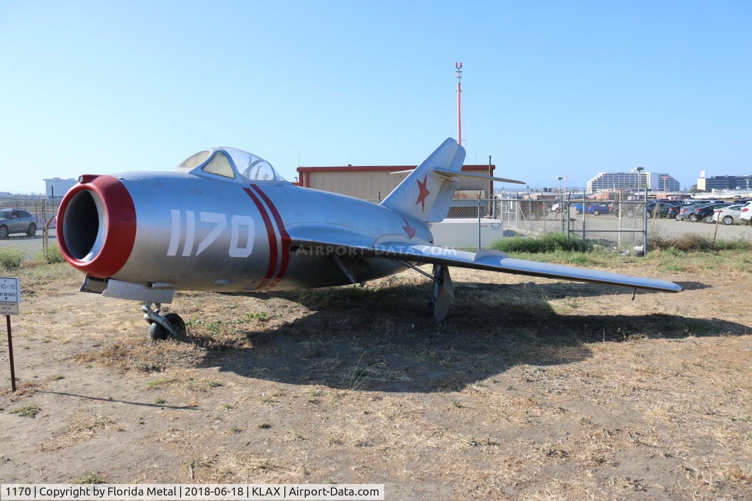 1170, Mikoyan-Gurevich MiG-15bis C/N 713001, LAX spotting