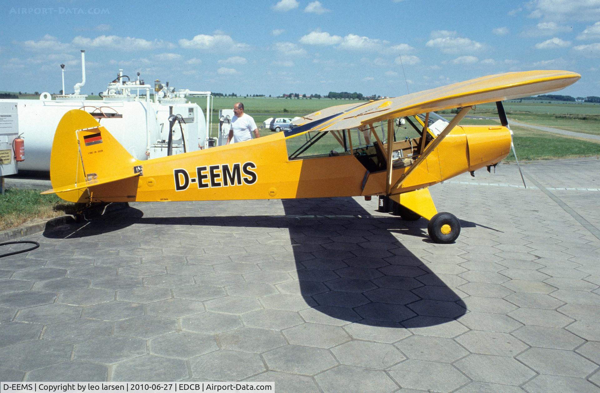 D-EEMS, 1953 Piper PA-18C Super Cub C/N 18-3229, Ballenstedt 27.6.2010