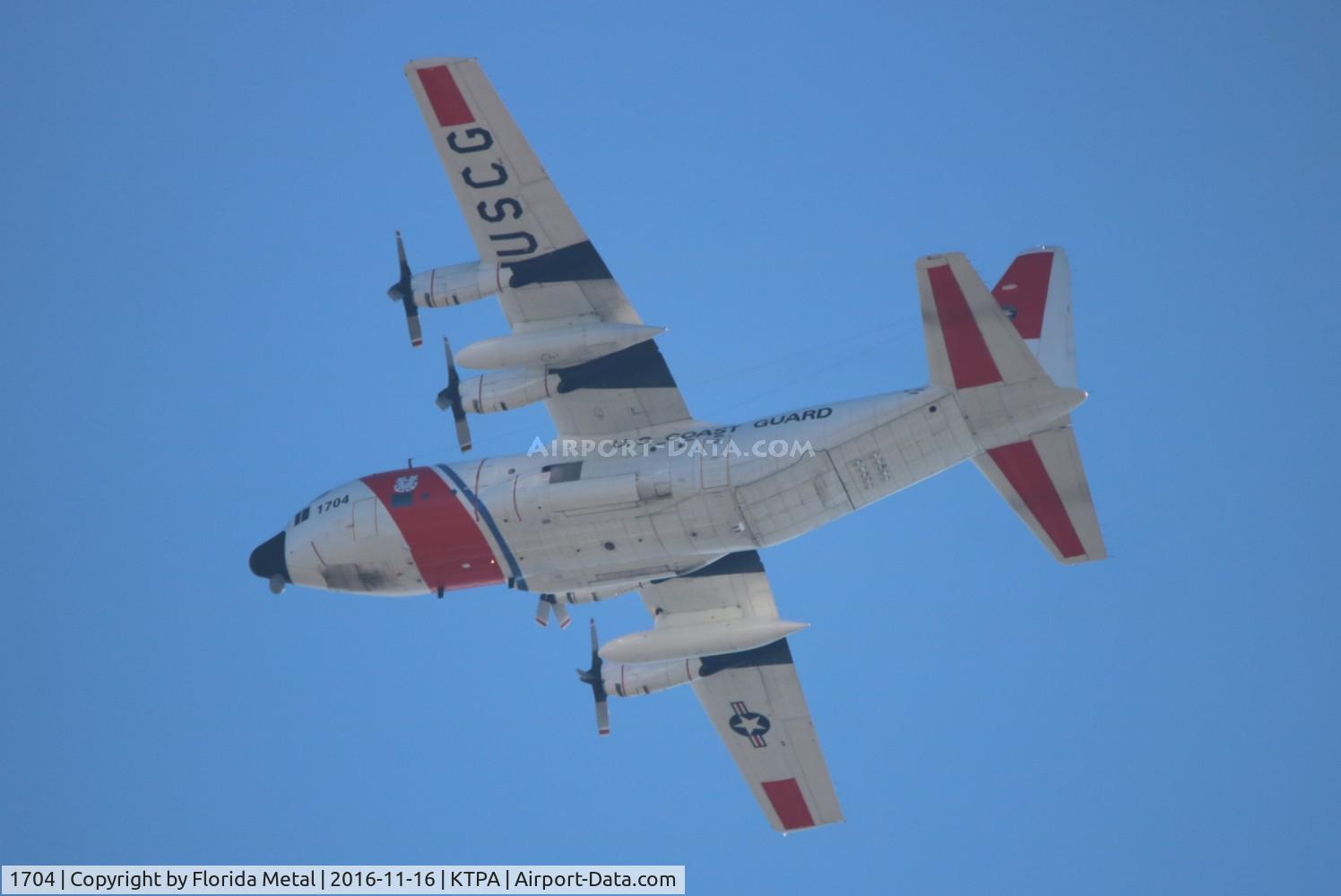 1704, 1983 Lockheed HC-130H Hercules C/N 382-4969, Tampa Spotting