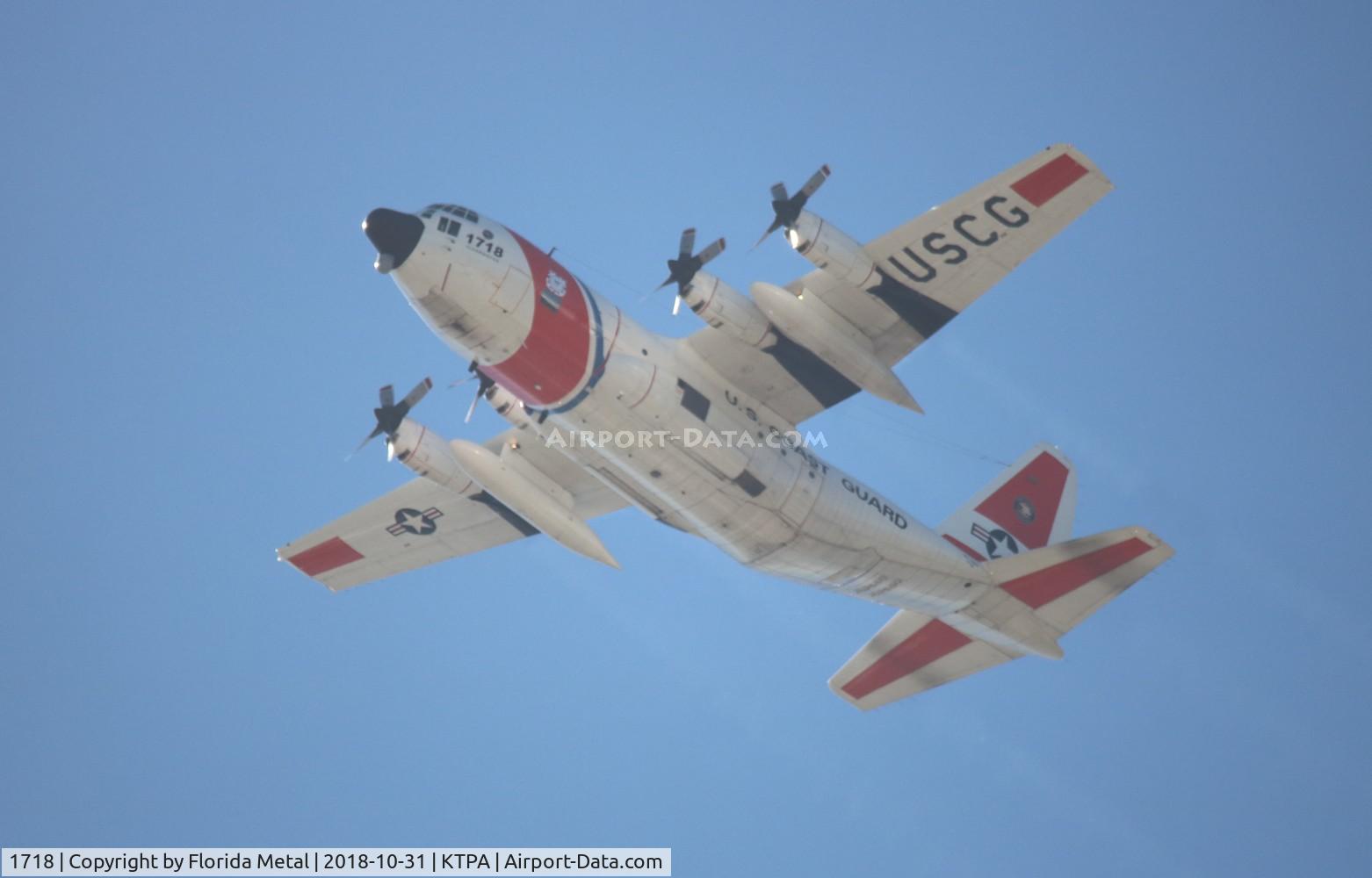 1718, 1986 Lockheed C-130H Hercules C/N 382-5106, Tampa Spotting