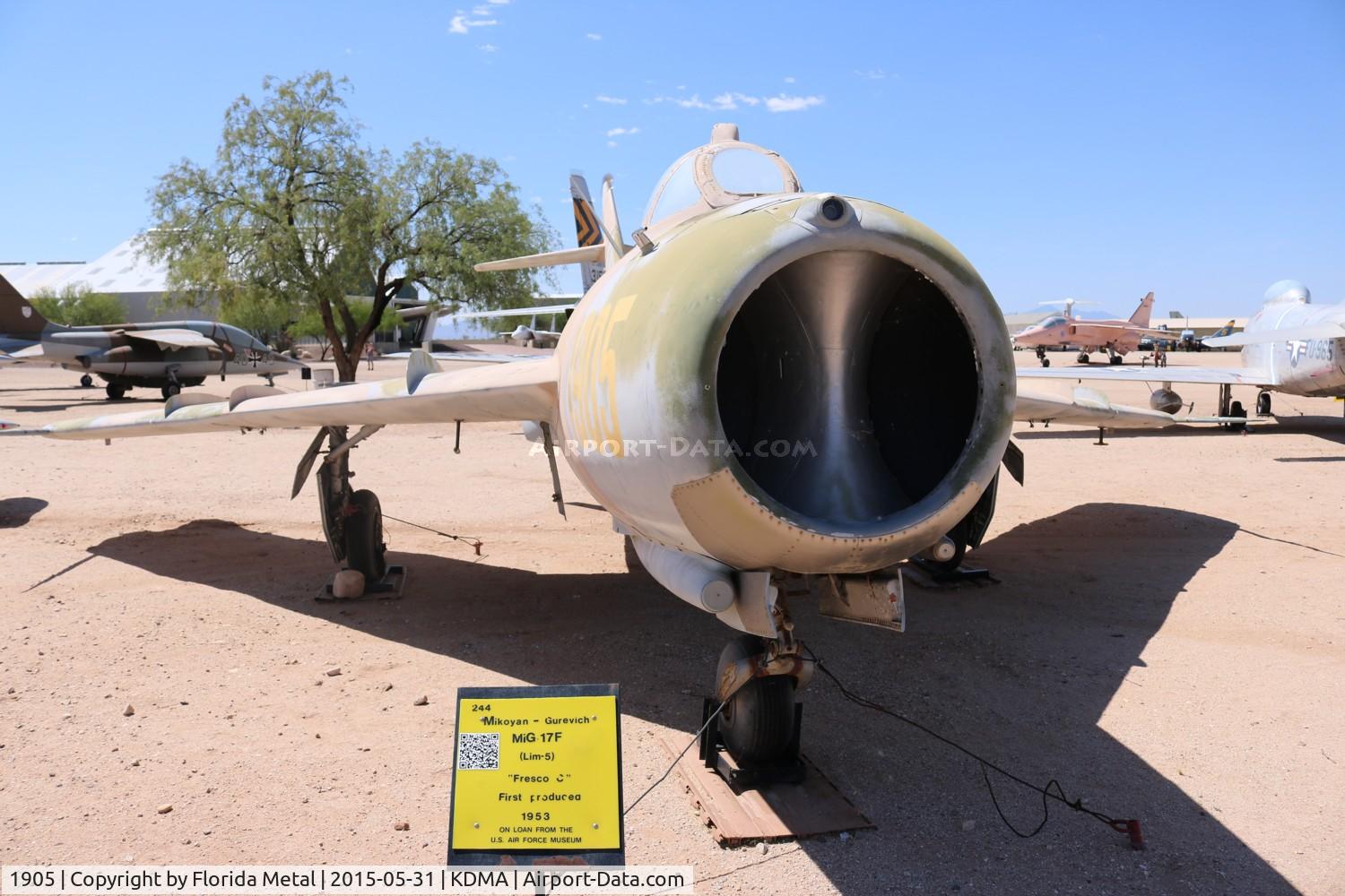 1905, Mikoyan-Gurevich MiG-17F C/N 101905, Mig-17F