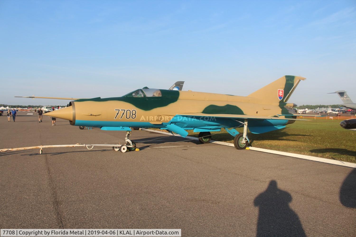 7708, Mikoyan-Gurevich MiG-21MF C/N 967708, Sun N Fun 2019