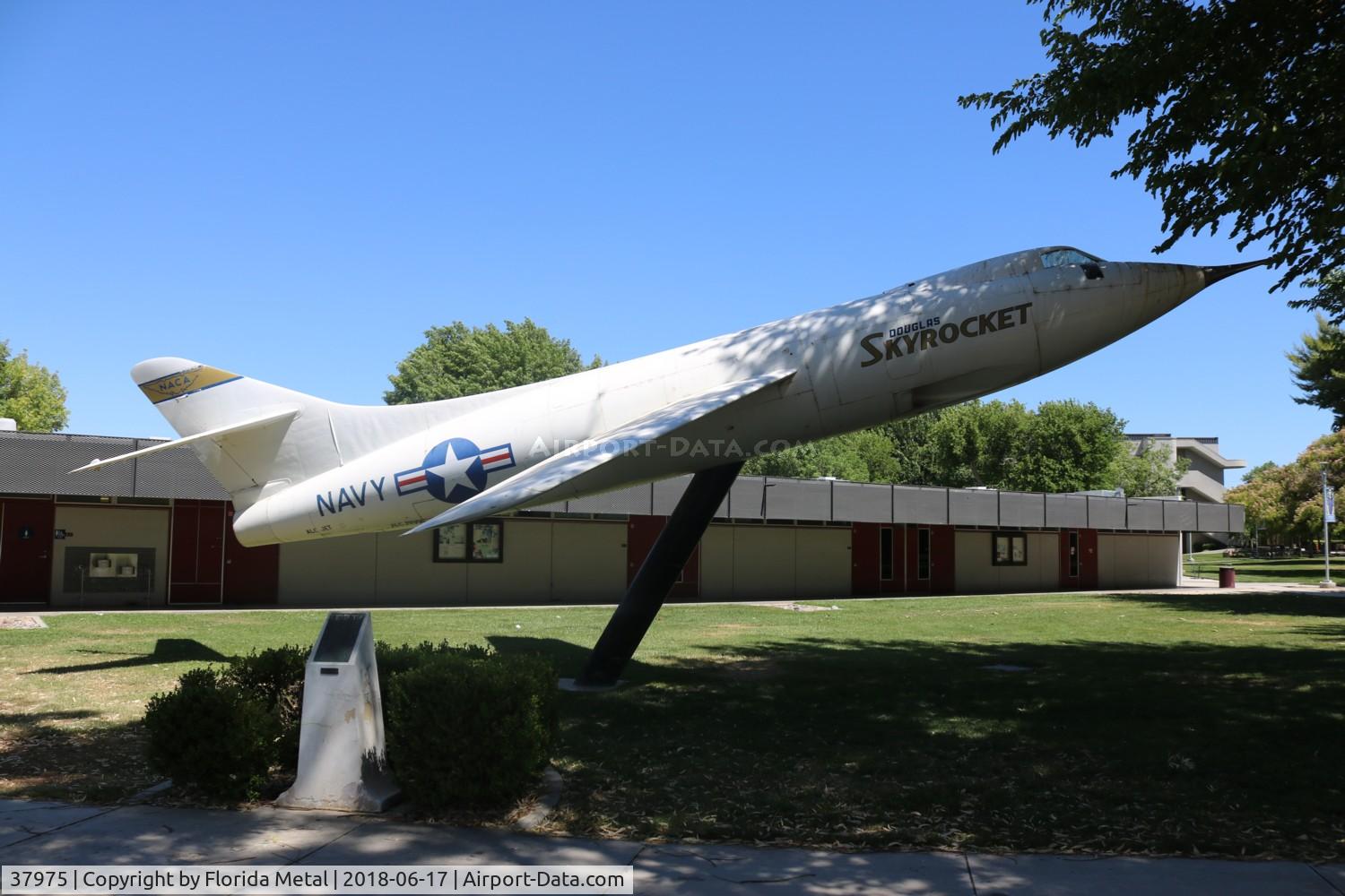 37975, Douglas D-558-2 Skyrocket C/N 6569, D-558-2 gate guard Lancaster College