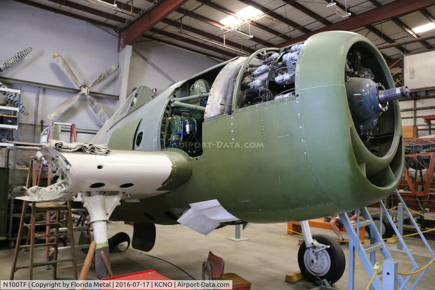 N100TF, 1944 Grumman F6F-5K Hellcat. C/N A-1733, Hellcat Yanks Museum