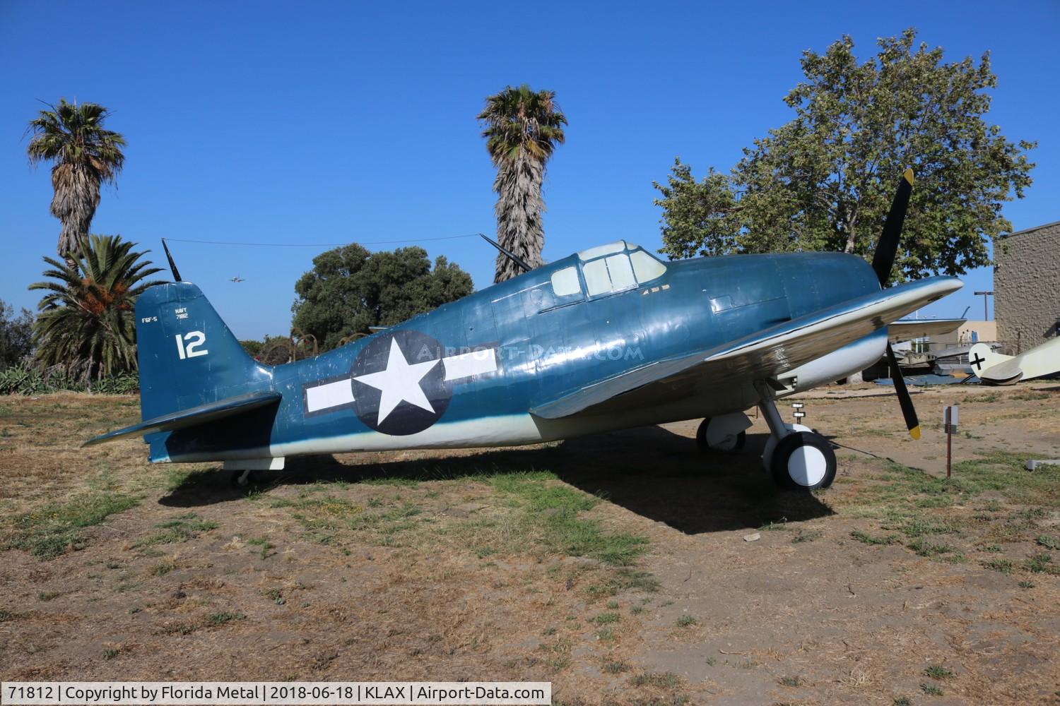 71812, Grumman F6F-5N Hellcat Replica C/N n/a, Hellcat Replica LAX spotting