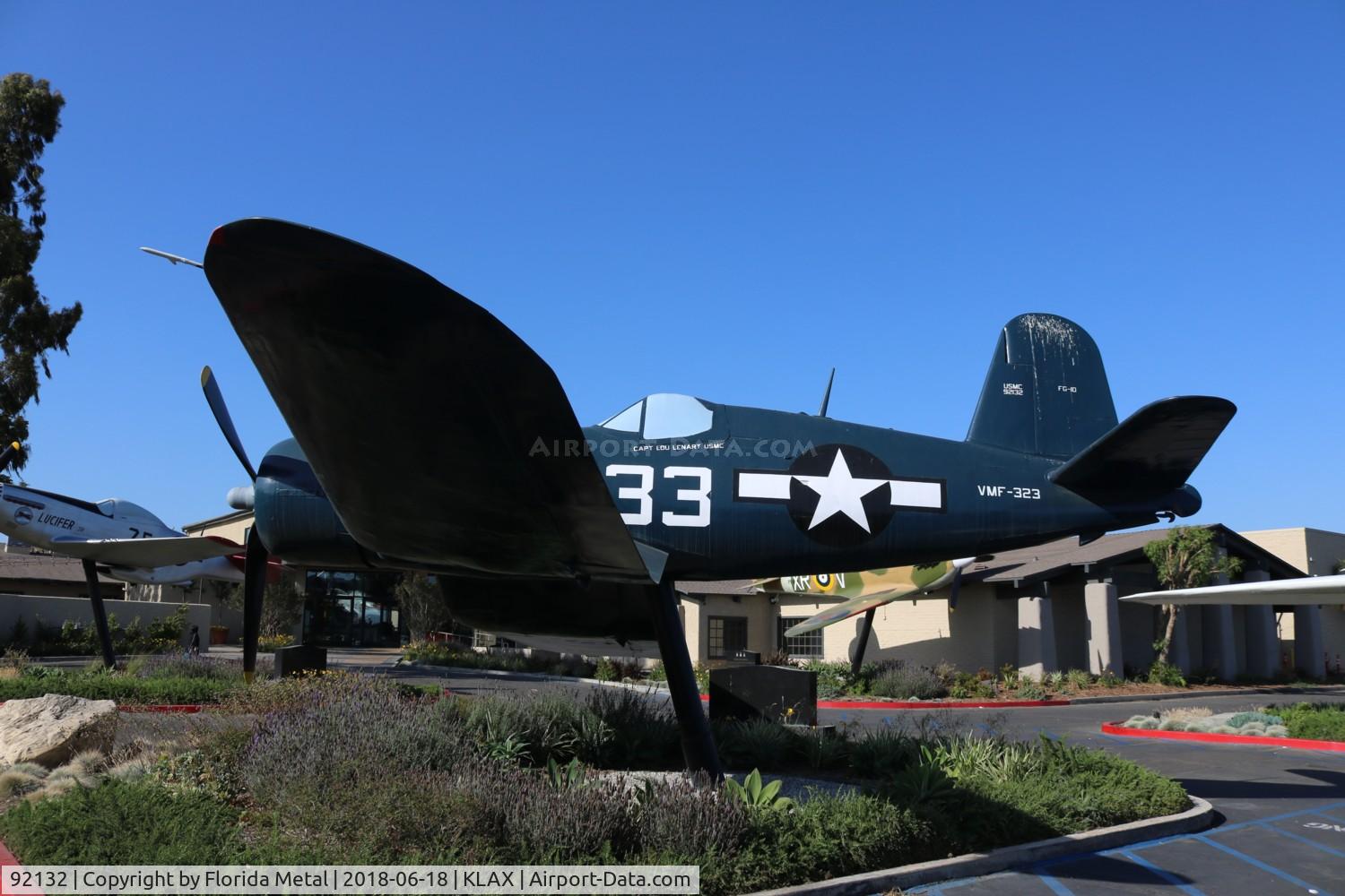 92132, Goodyear FG-1D Corsair Replica C/N None, Corsair Replica LAX spotting