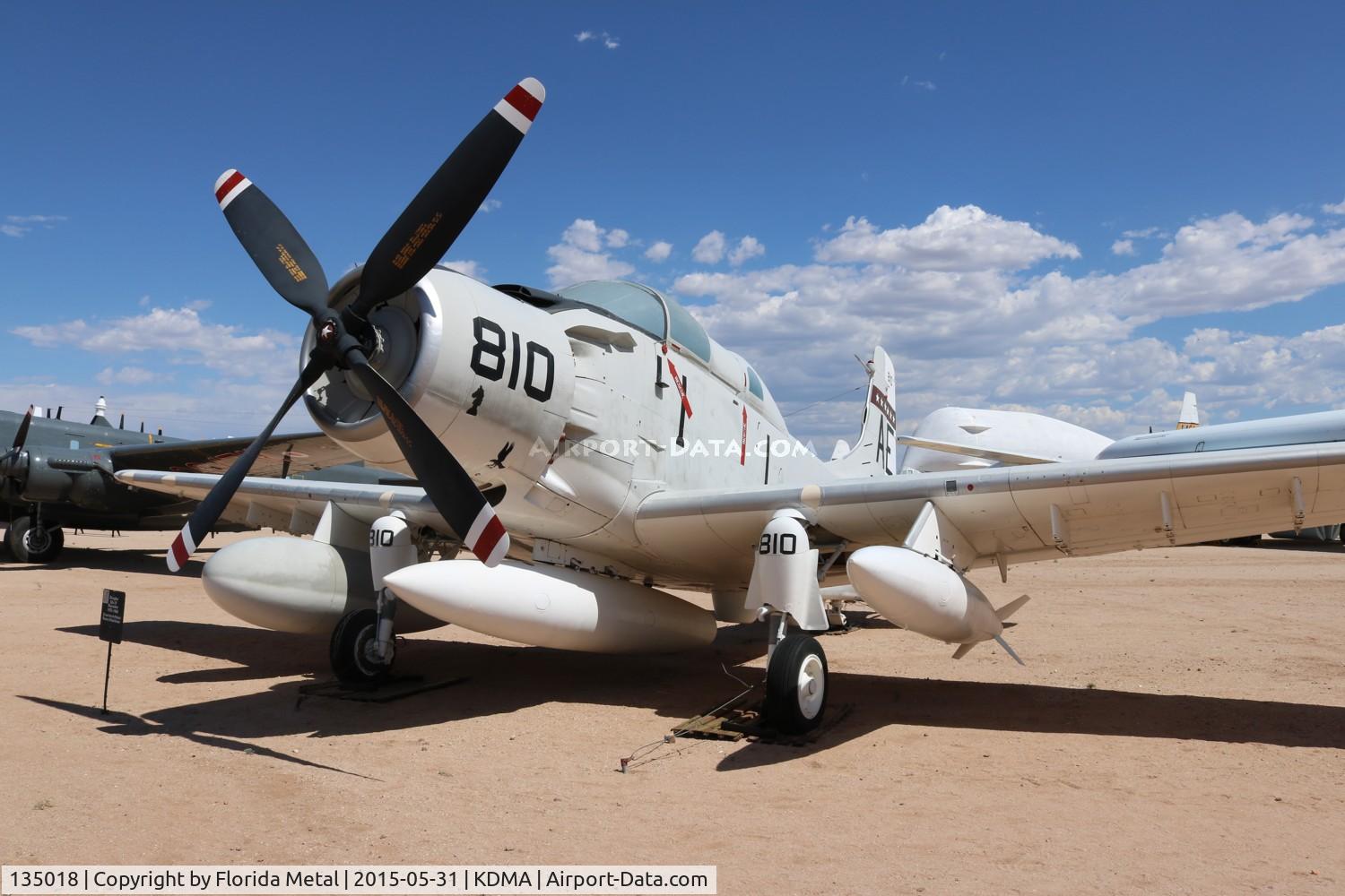 135018, Douglas EA-1F Skyraider C/N 10095, Skyraider