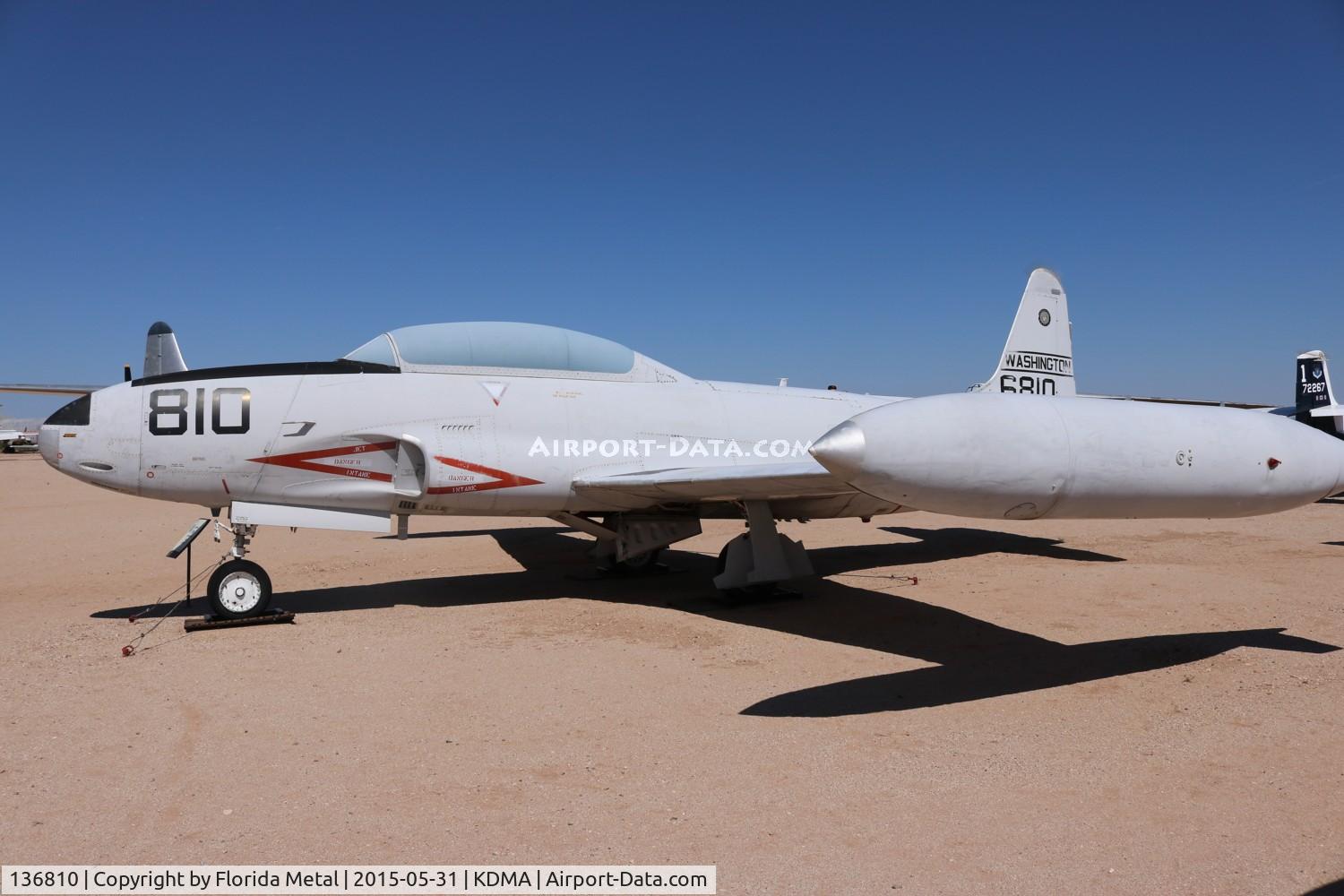 136810, Lockheed T-33B (TV-2 Seastar) C/N 580-7914, TV-2 Seastar