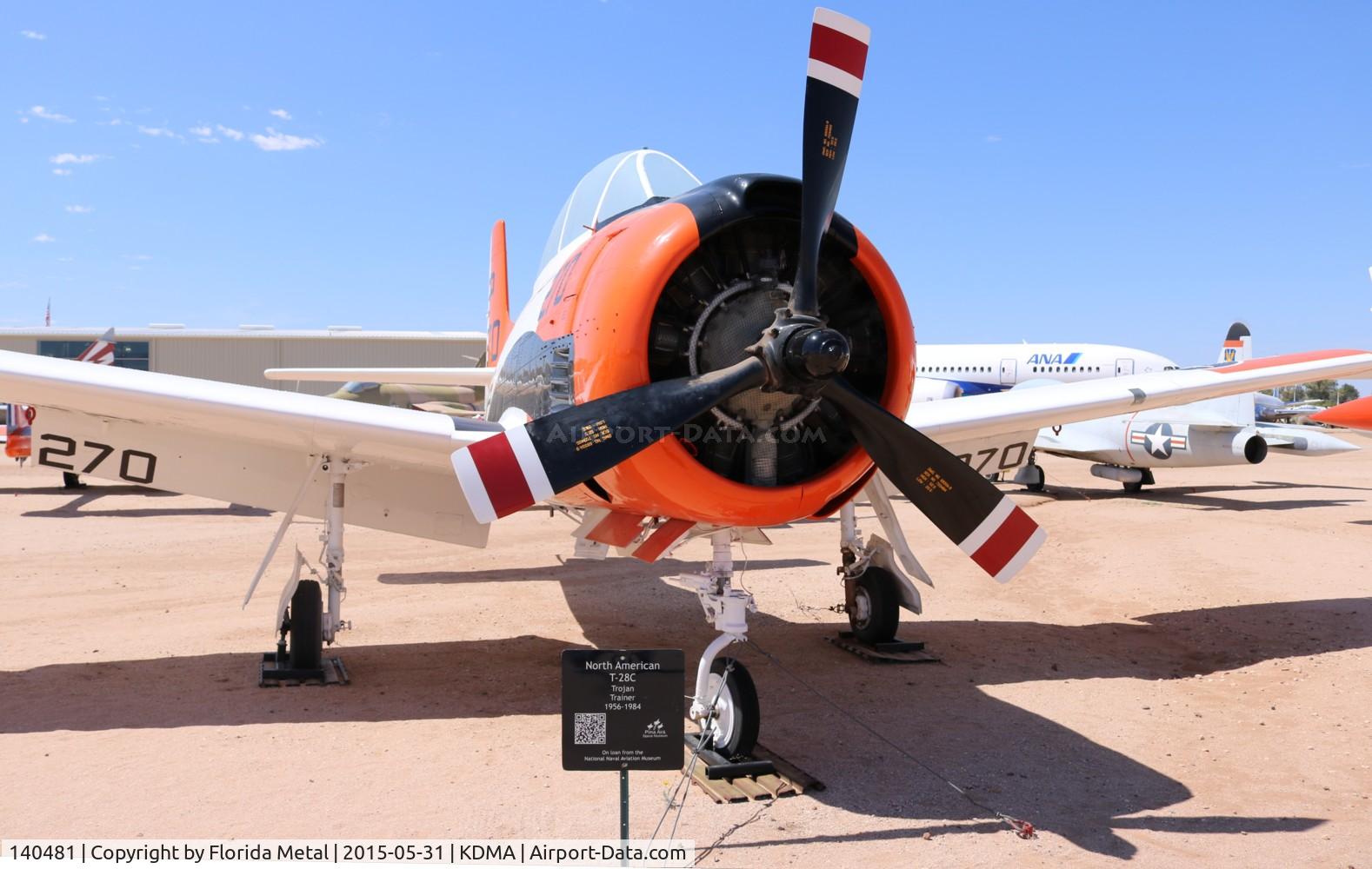 140481, North American T-28C Trojan Trojan C/N 226-58, T-28C