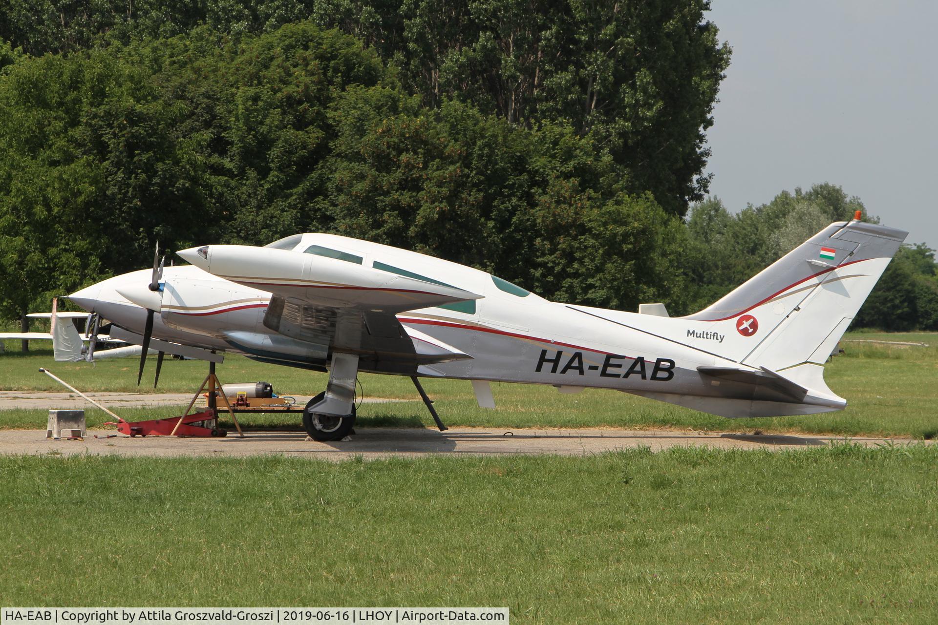 HA-EAB, 1972 Cessna 310Q C/N 310Q0490, LHOY - Öcsény Airport, Hungary