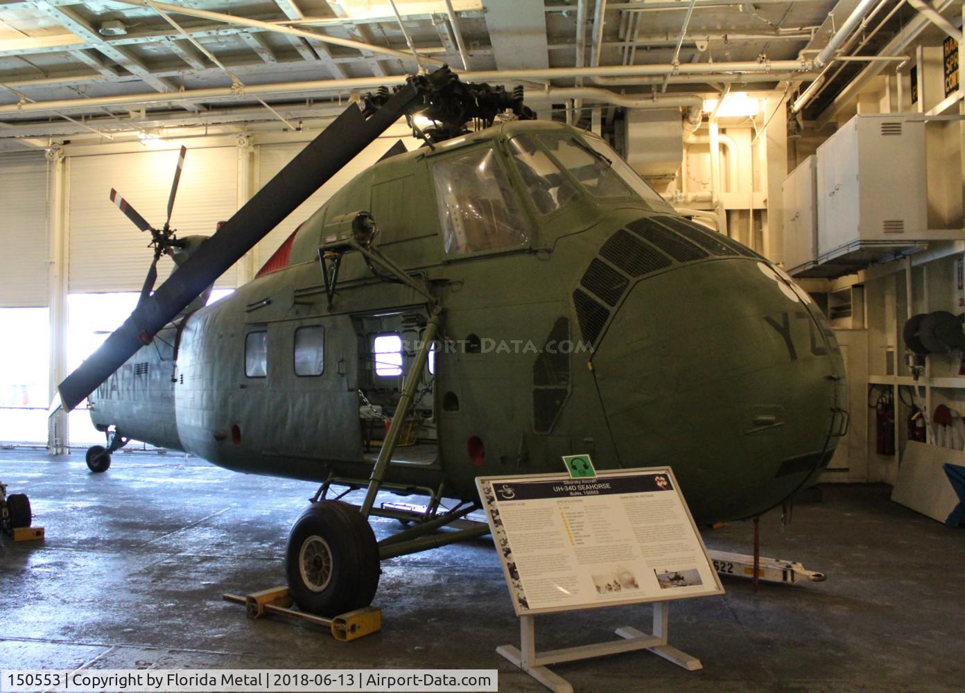 150553, Sikorsky UH-34D Seahorse C/N 58.1680, UH-34D U.S.S. Hornet display