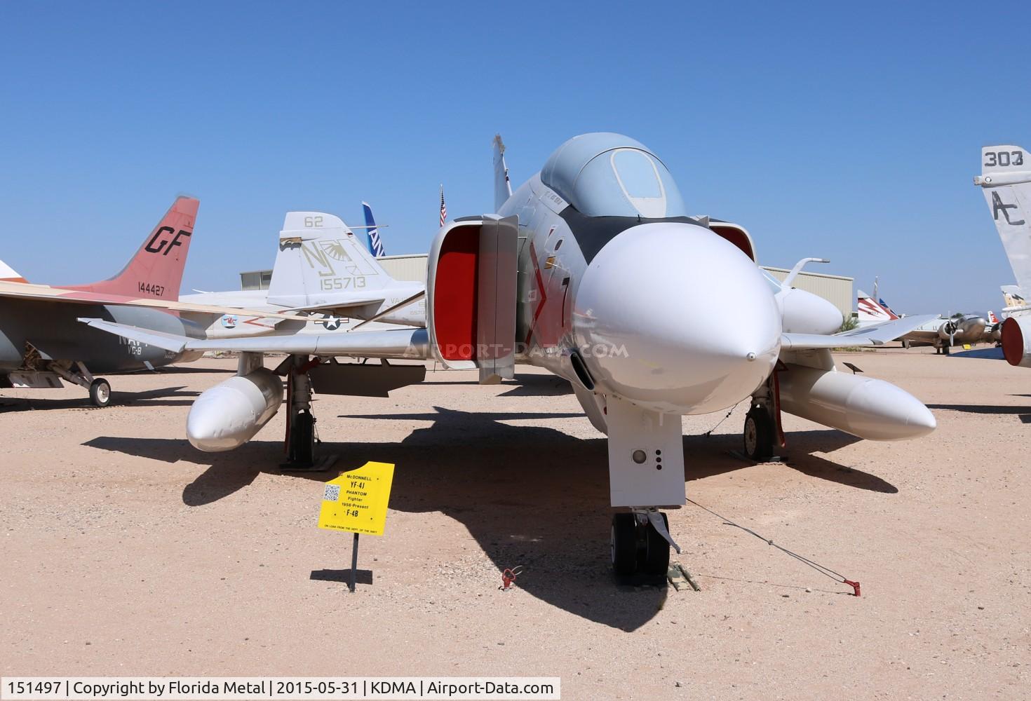 151497, 1964 McDonnell YF-4J Phantom II C/N 655, YF-4J