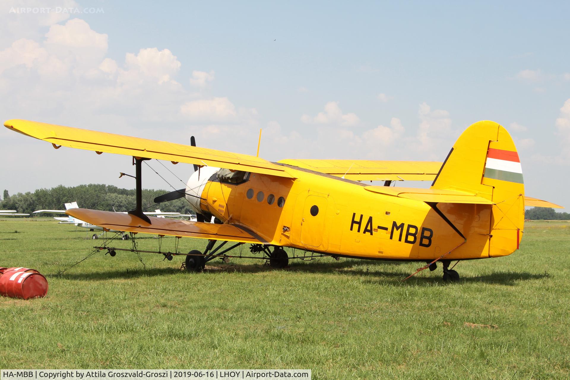 HA-MBB, 1975 Antonov An-2R C/N 1G161-07, LHOY - Öcsény Airport, Hungary