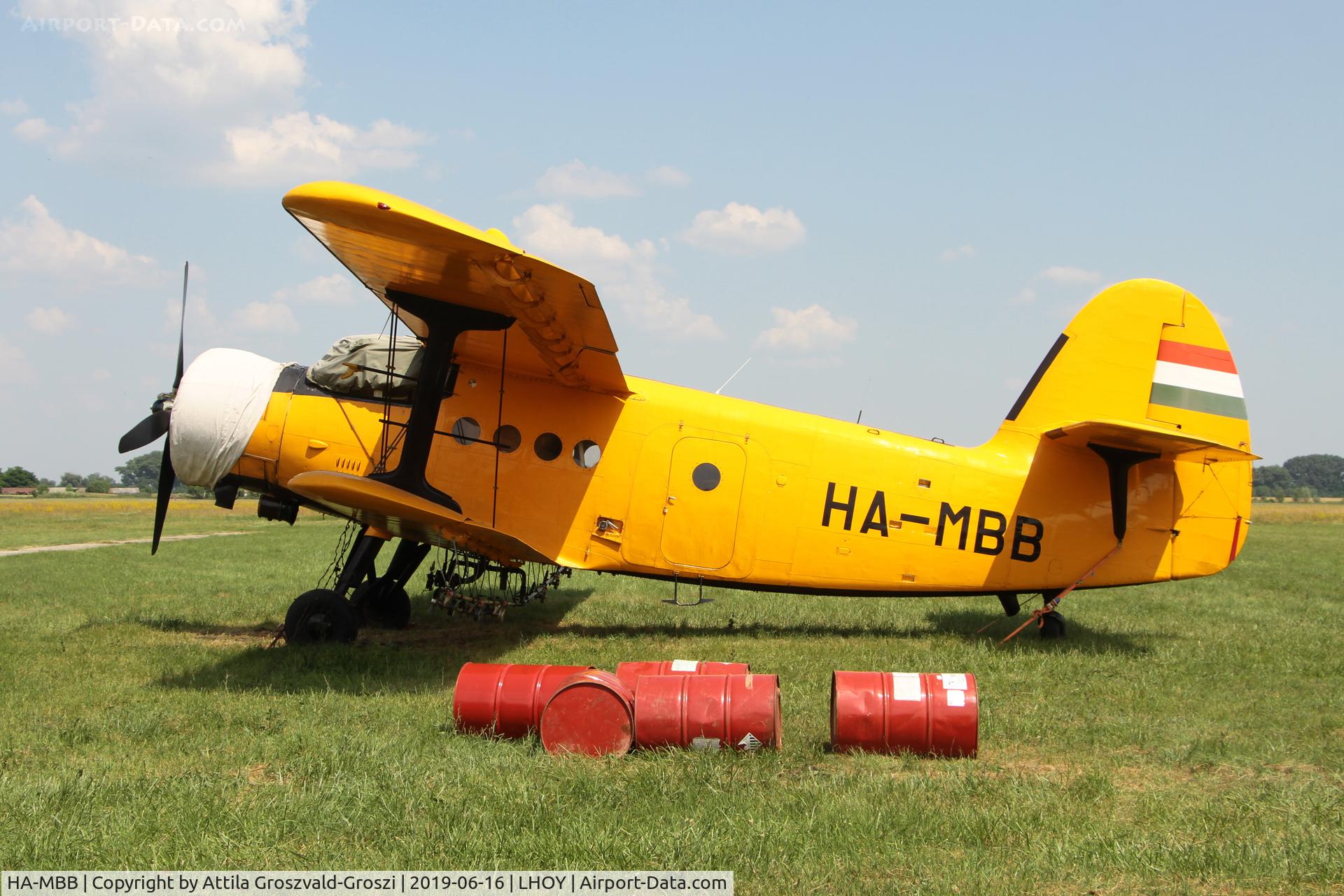 HA-MBB, 1975 Antonov An-2R C/N 1G161-07, LHOY - Öcsény Airport, Hungary