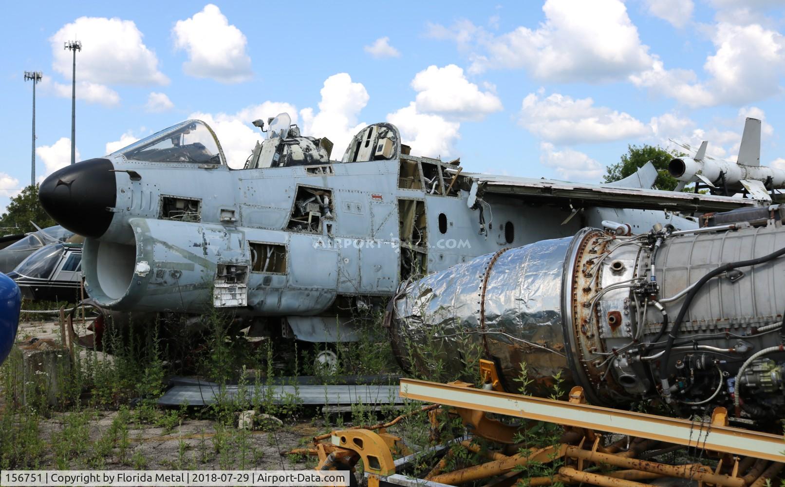 156751, LTV TA-7C Corsair II C/N E-018, Corsair II at Russell