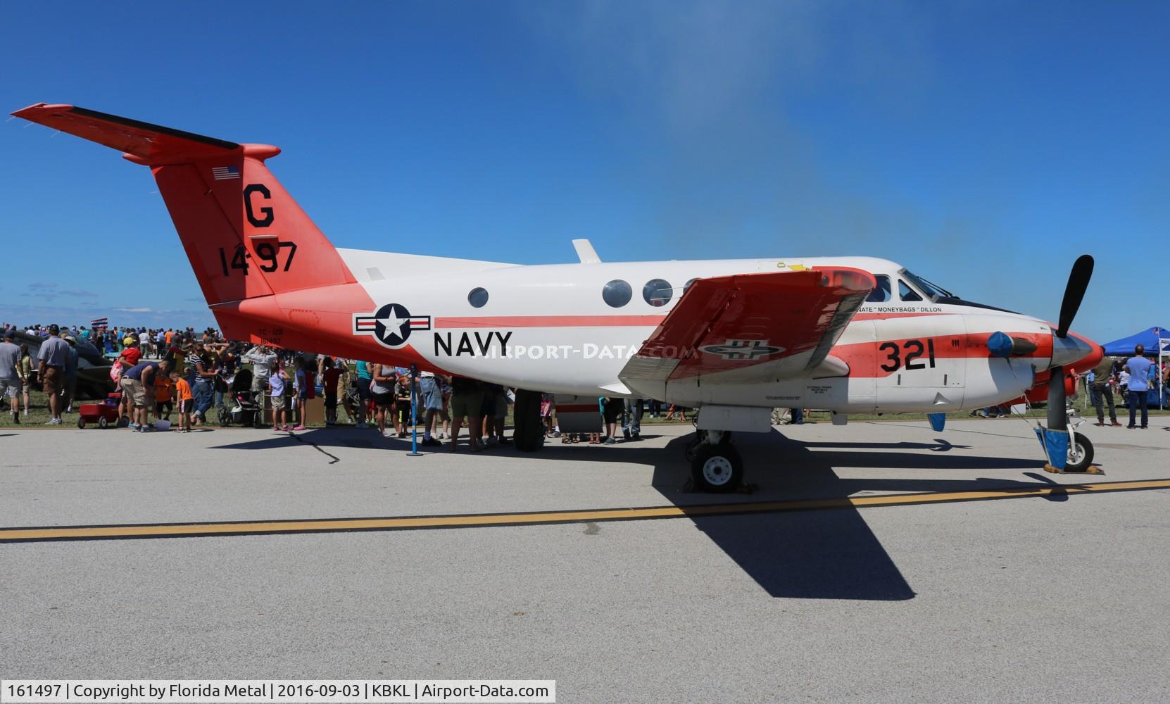 161497, Beech TC-12B Huron C/N BJ-45, TC-12B Cleveland Airshow 2016