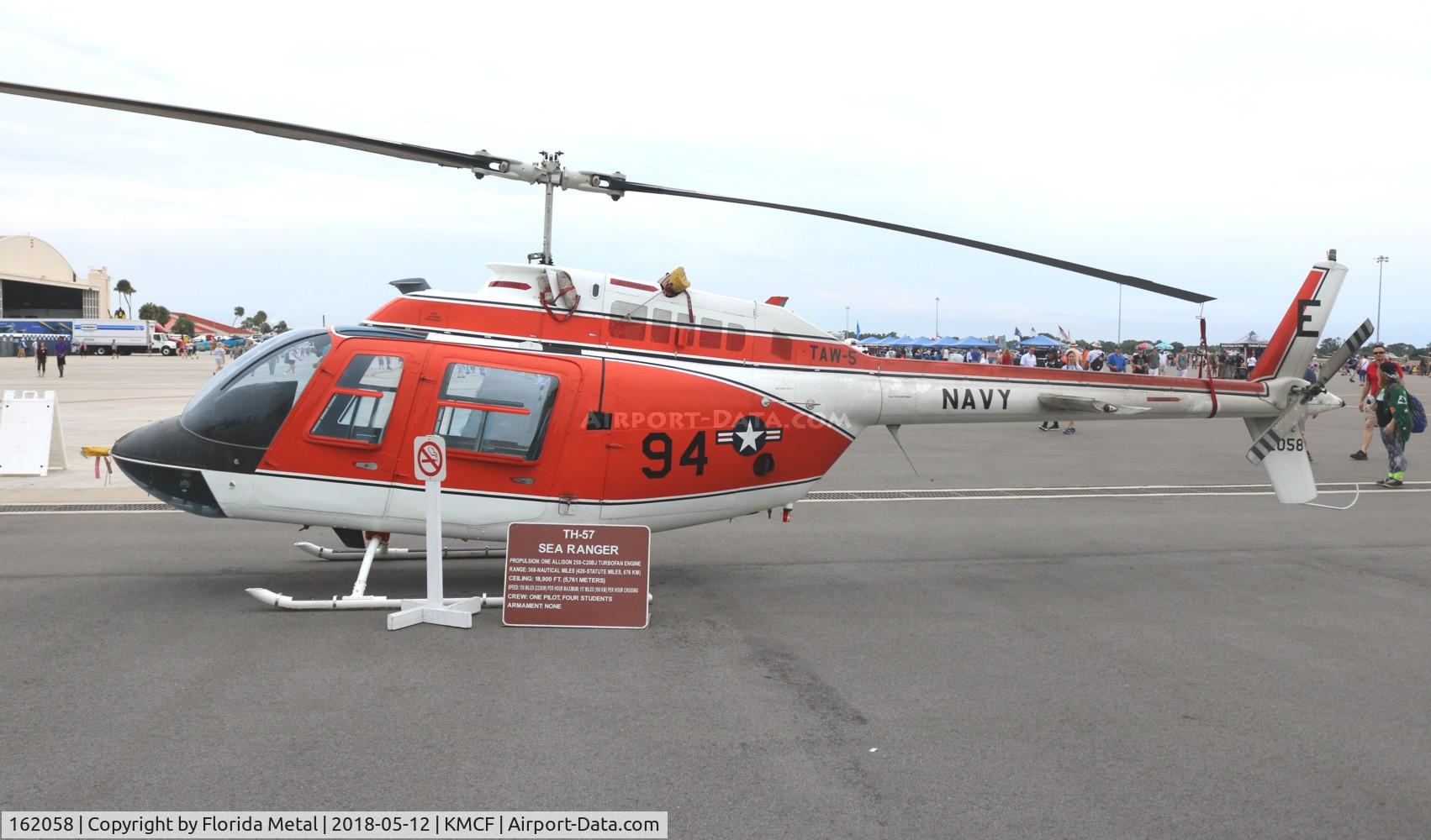 162058, Bell TH-57C Sea Ranger C/N 3733, TH-57C MacDill Air Fest 2018