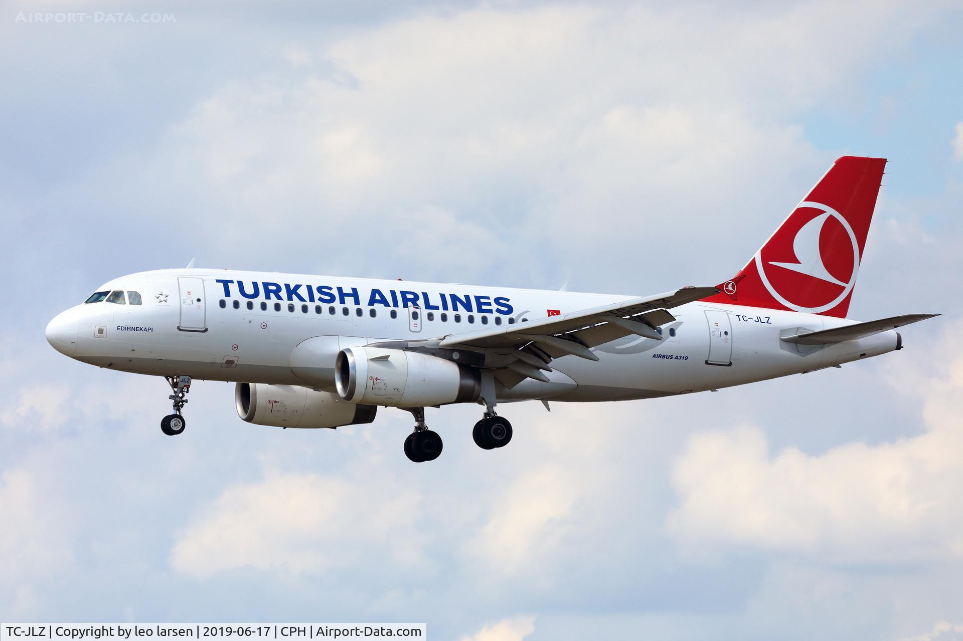 TC-JLZ, 2011 Airbus A319-132 C/N 4790, Copenhagen 17.6.2019