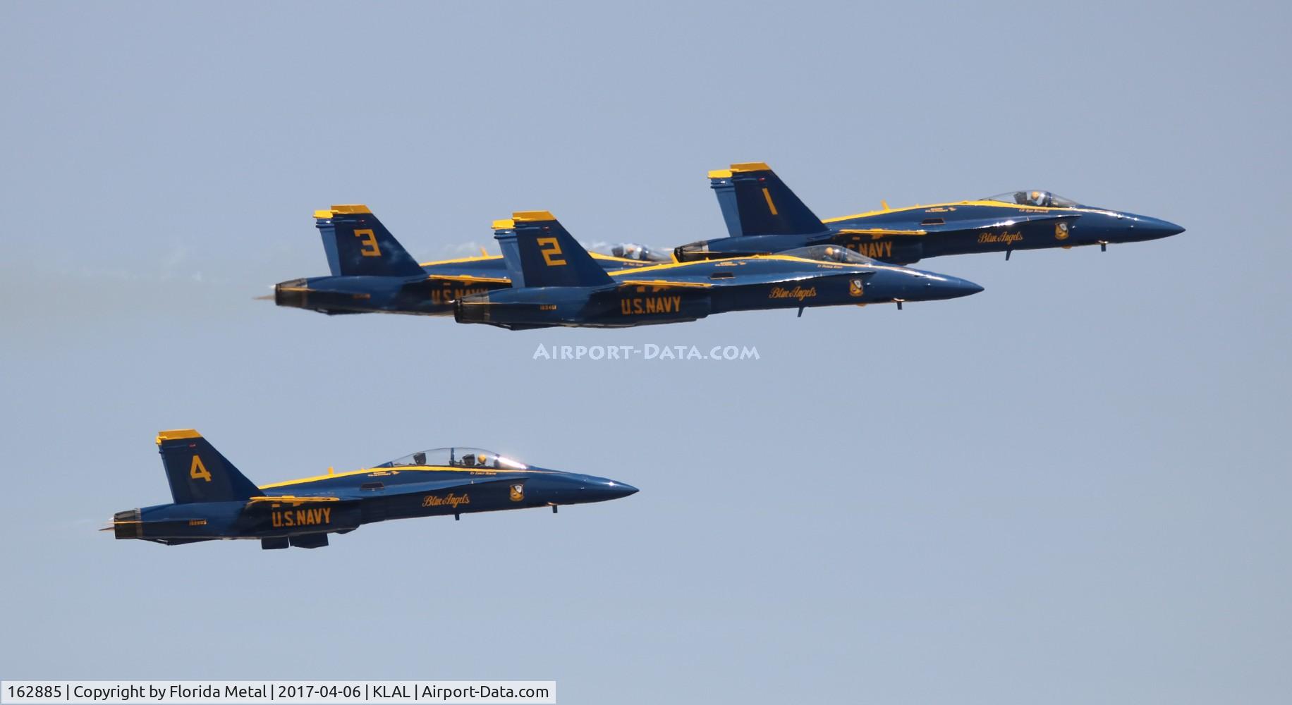 162885, McDonnell Douglas F/A-18B Hornet C/N 434/B076, Sun N Fun 2017