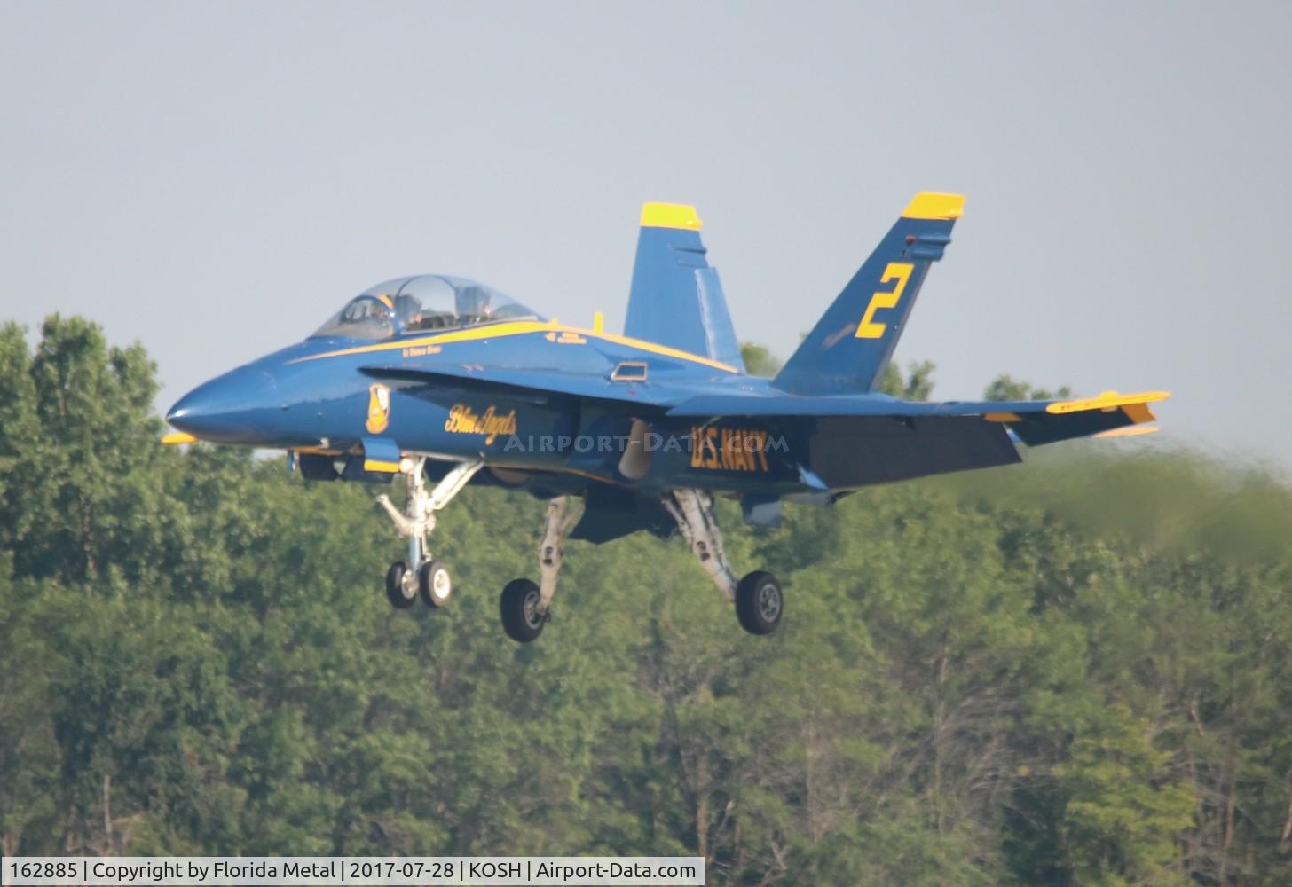 162885, McDonnell Douglas F/A-18B Hornet C/N 434/B076, EAA Air Venture 2017