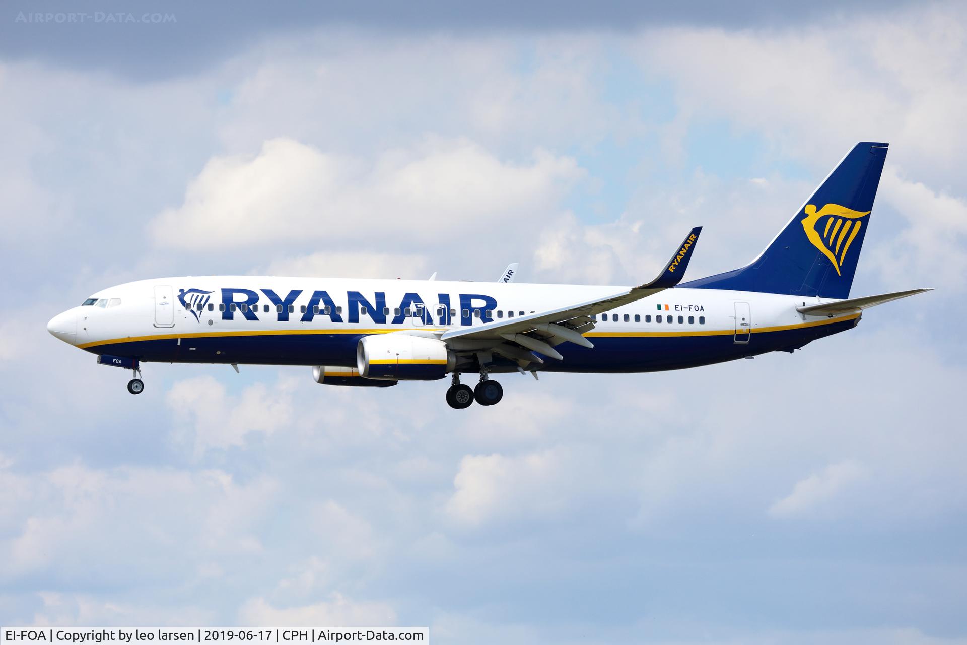 EI-FOA, 2015 Boeing 737-8AS C/N 44708, Copenhagen 17.6.2019