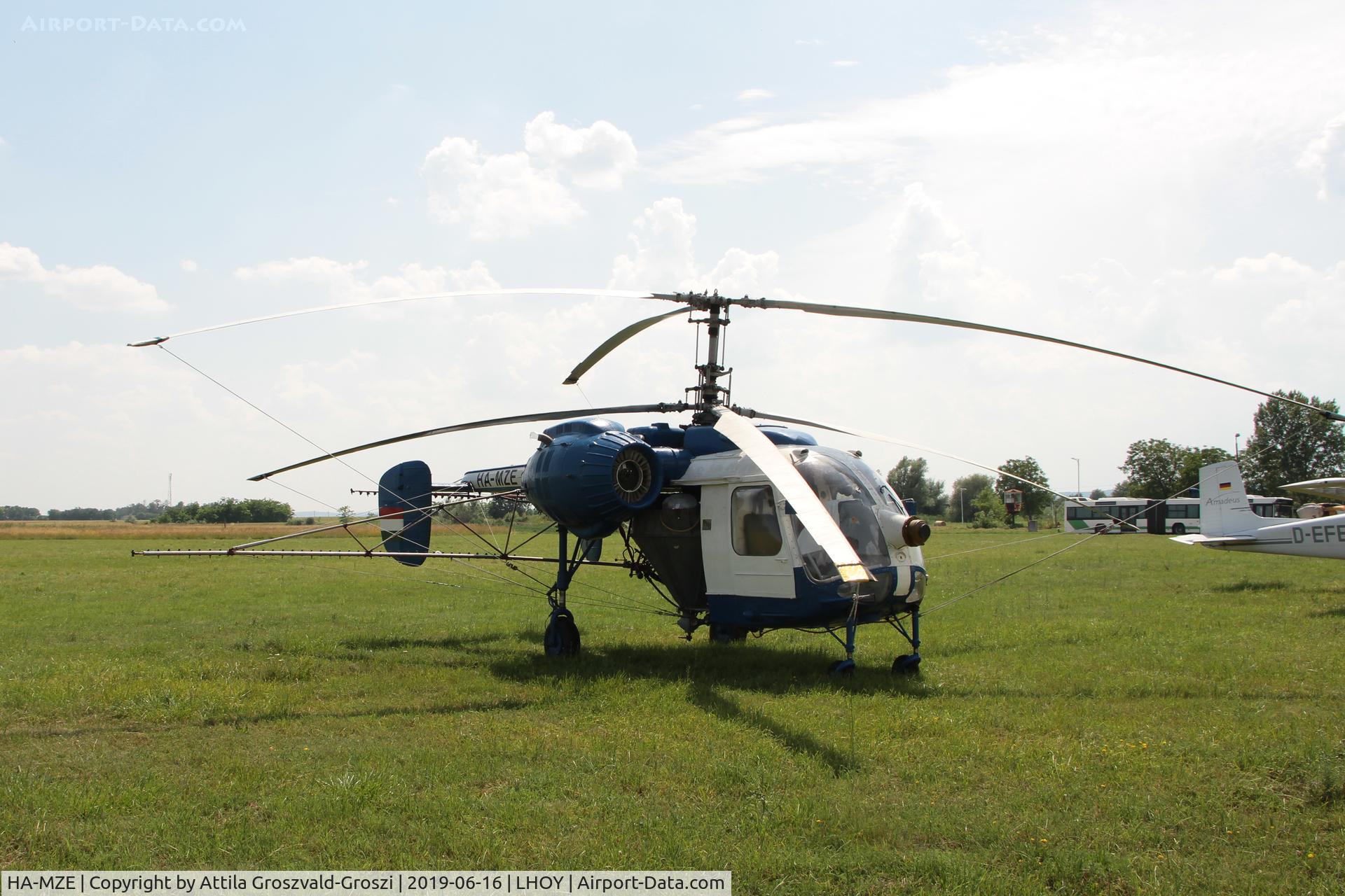 HA-MZE, 1973 Kamov Ka-26 Hoodlum C/N 7304004, LHOY - Öcsény Airport, Hungary