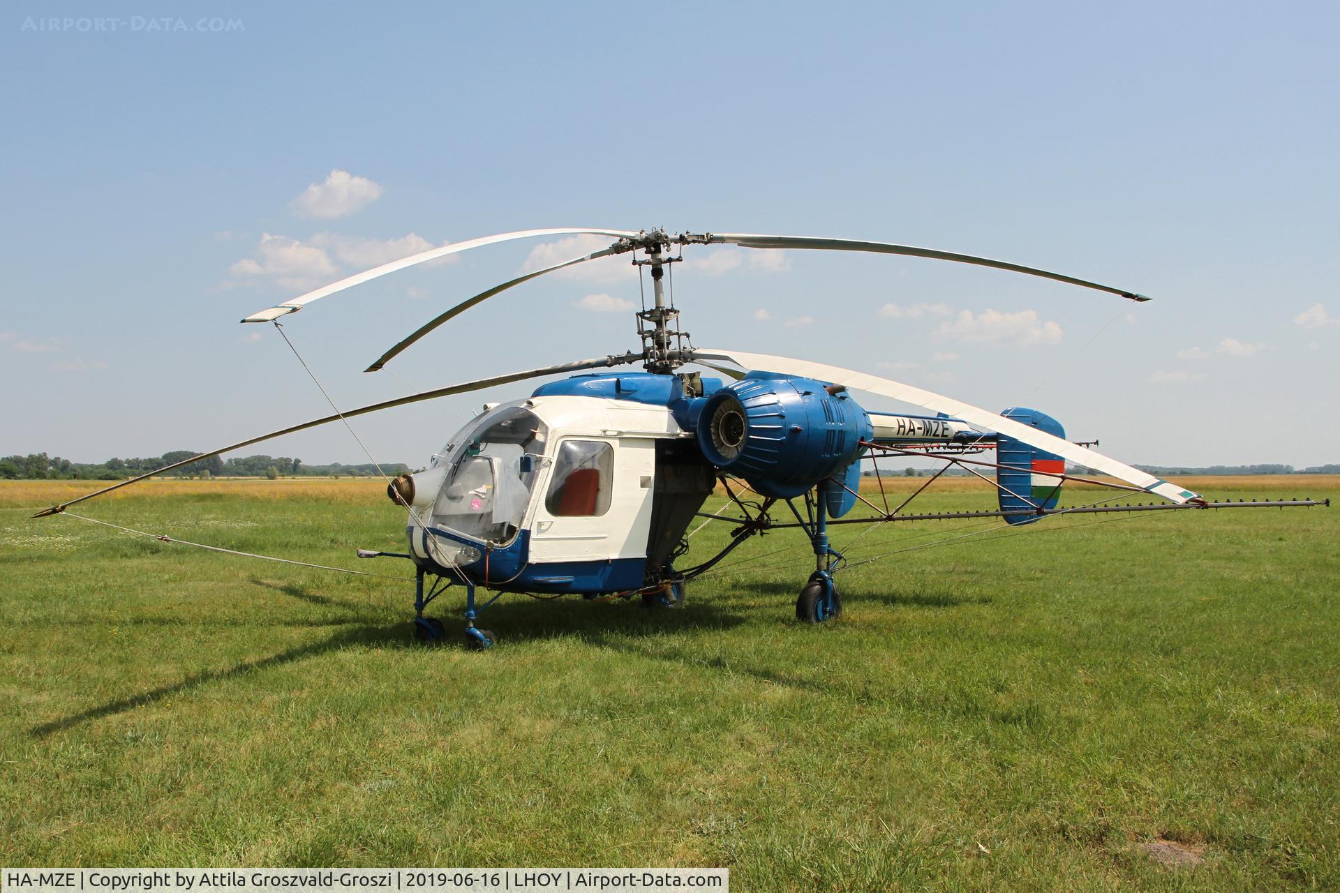 HA-MZE, 1973 Kamov Ka-26 Hoodlum C/N 7304004, LHOY - Öcsény Airport, Hungary