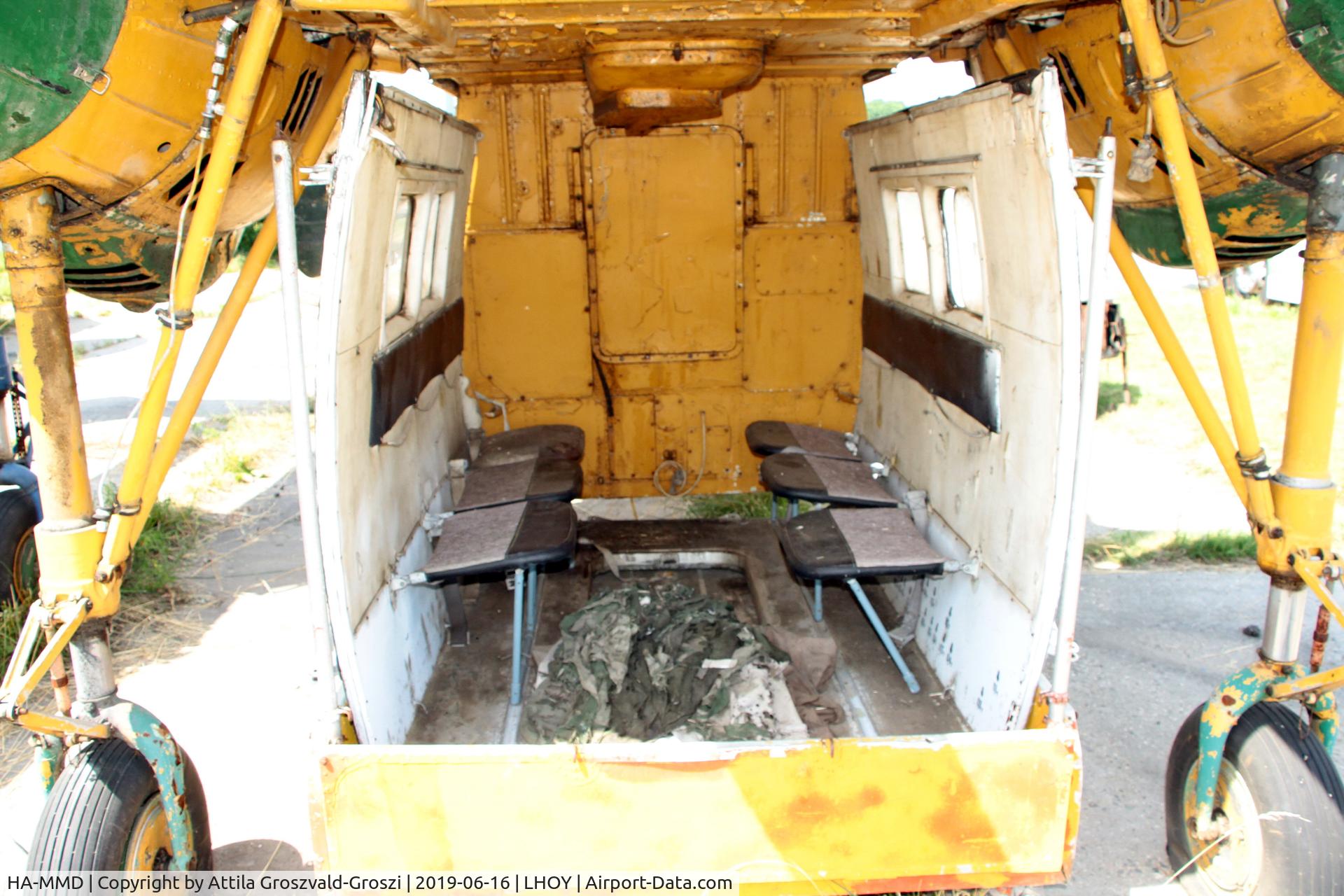 HA-MMD, 1970 Kamov Ka-26 Hoodlum C/N 7001003, LHOY - Öcsény Airport, Hungary