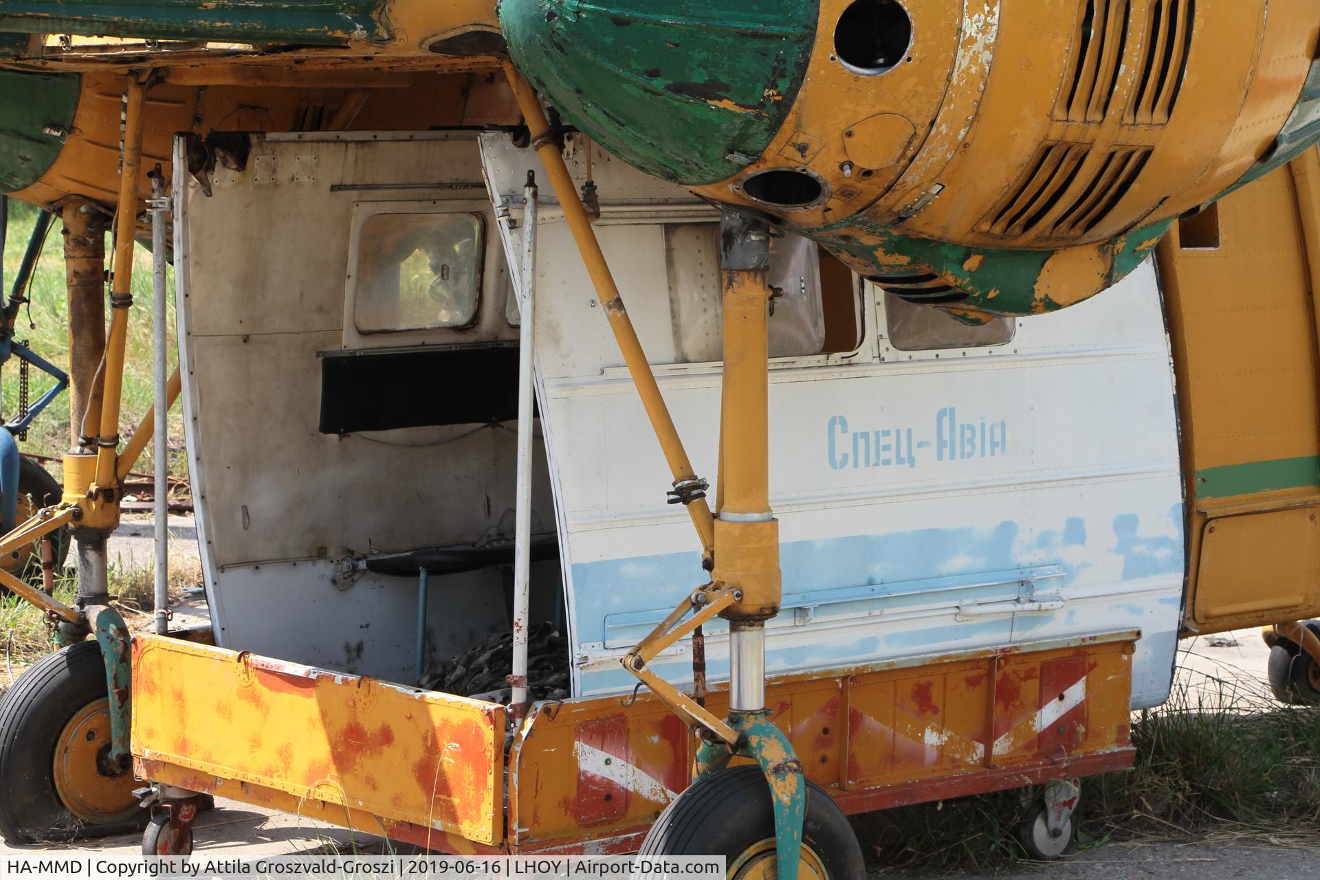 HA-MMD, 1970 Kamov Ka-26 Hoodlum C/N 7001003, LHOY - Öcsény Airport, Hungary