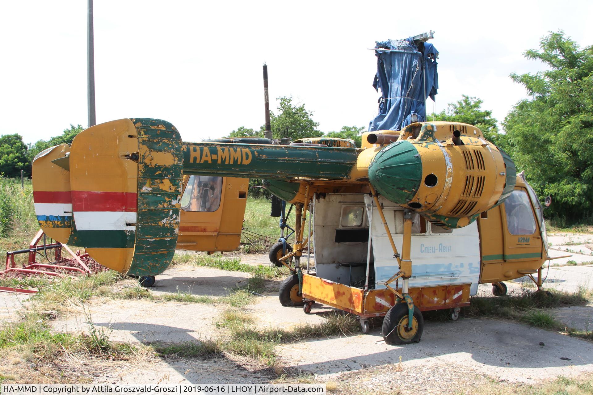 HA-MMD, 1970 Kamov Ka-26 Hoodlum C/N 7001003, LHOY - Öcsény Airport, Hungary