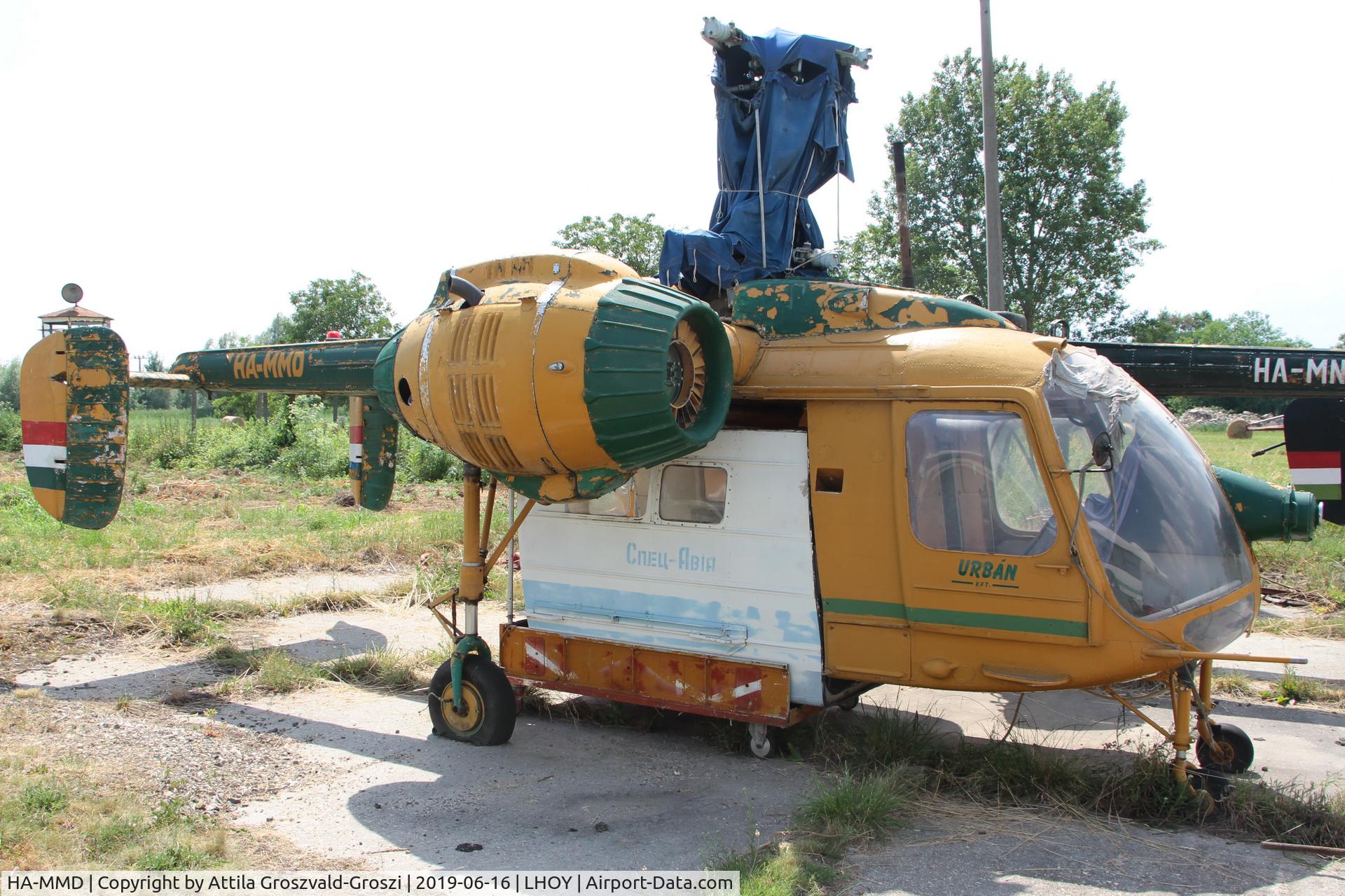 HA-MMD, 1970 Kamov Ka-26 Hoodlum C/N 7001003, LHOY - Öcsény Airport, Hungary