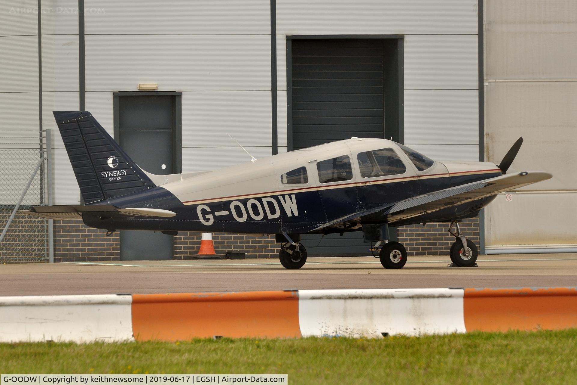 G-OODW, 1984 Piper PA-28-181 Cherokee Archer II C/N 28-8490031, Nice Visitor.
