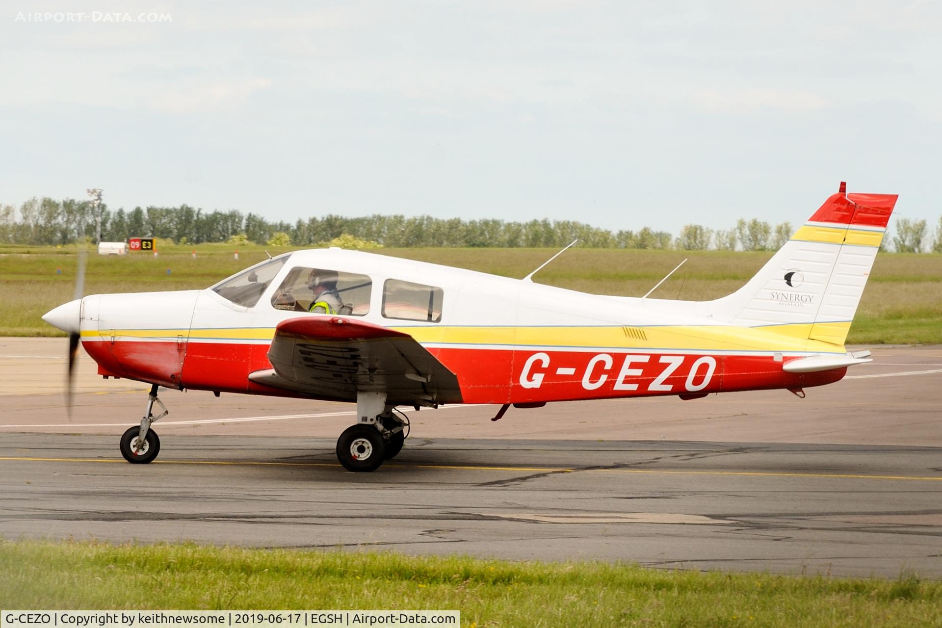 G-CEZO, 1989 Piper PA-28-161 Cadet C/N 28-41226, Return Visitor.