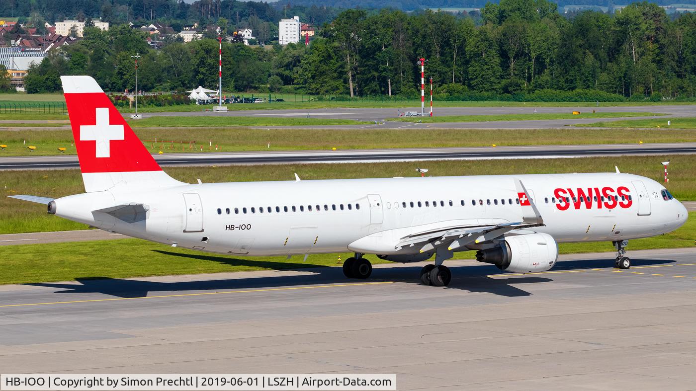 HB-IOO, 2016 Airbus A321-212 C/N 7007, HB-IOO @ Zürich Intl. Airport