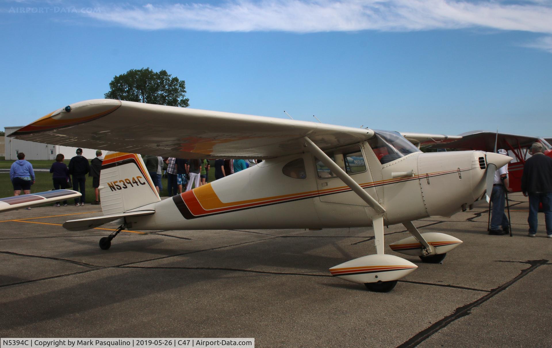 N5394C, 1950 Cessna 140A C/N 15527, Cessna 140A