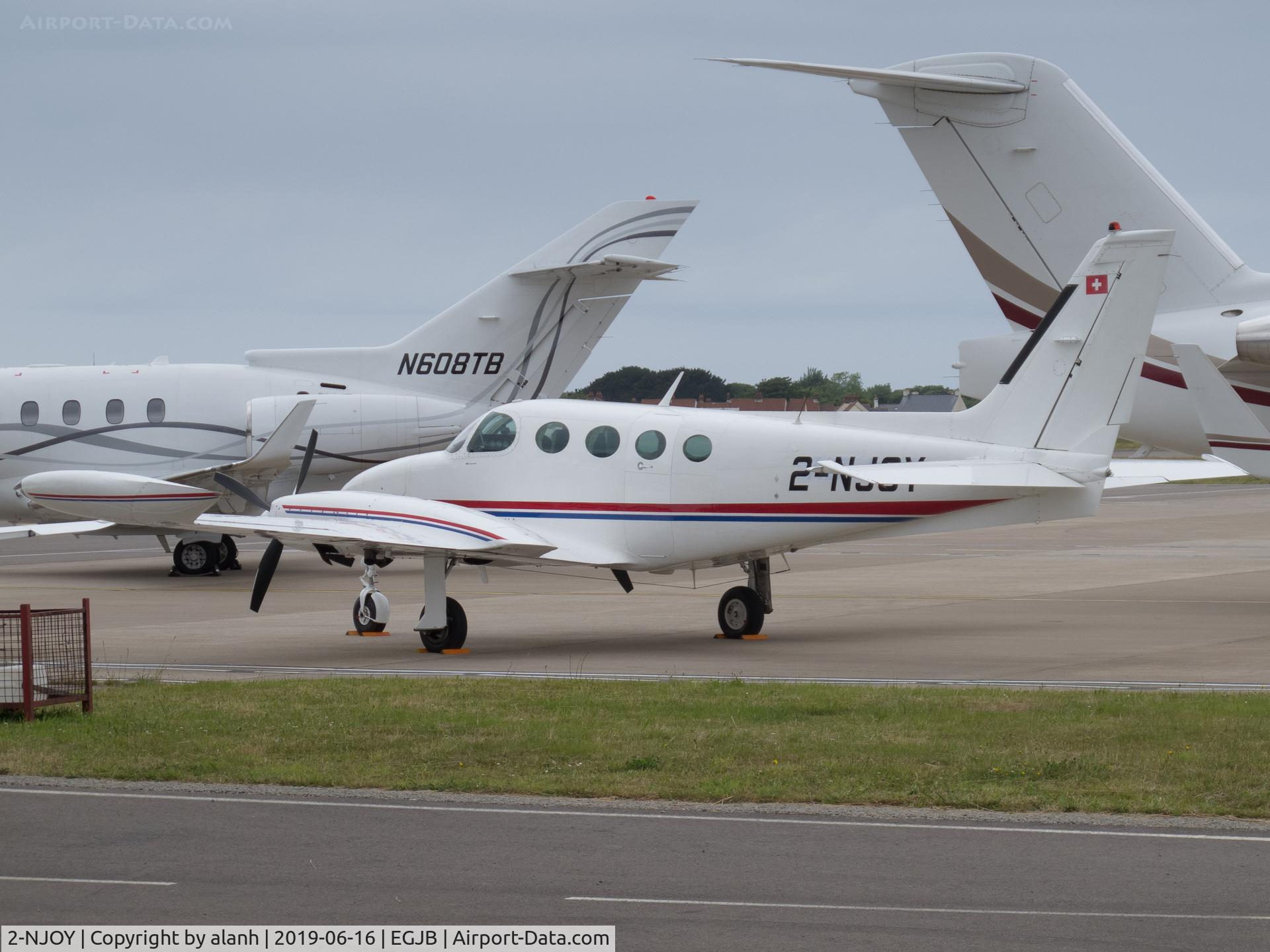 2-NJOY, 1979 Cessna 335 C/N 335-0030, Parked outside ASG, Guernsey