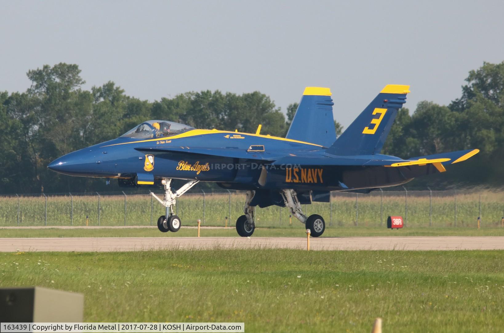 163439, 1987 McDonnell Douglas F/A-18C Hornet C/N 0639/C011, Air Venture 2017